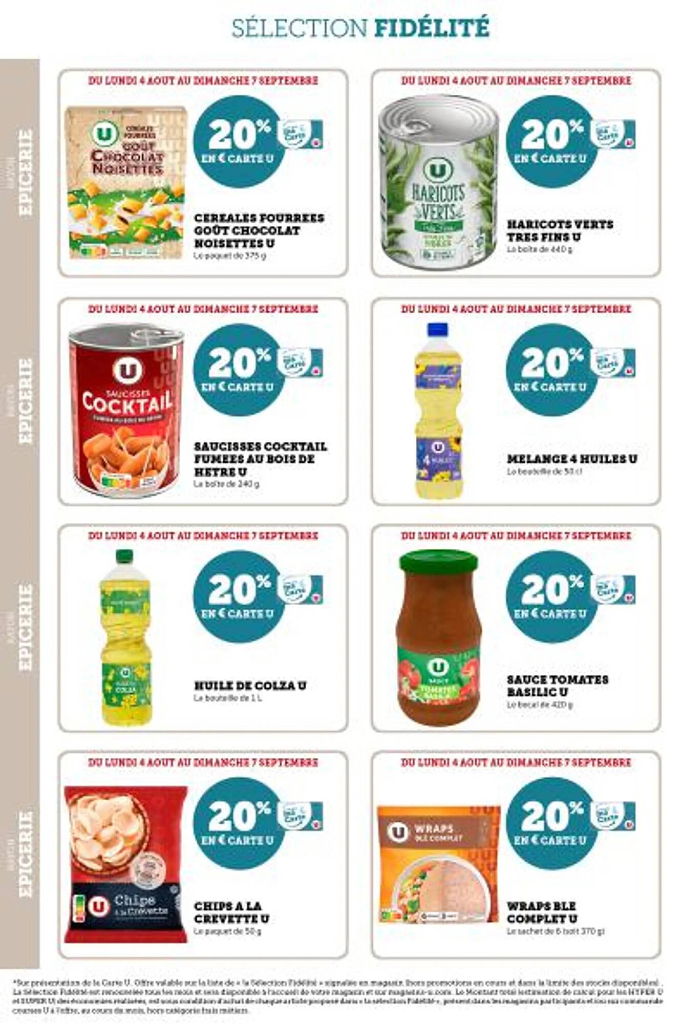 Catalogue Super U (2025-08-04 - 2025-09-07)