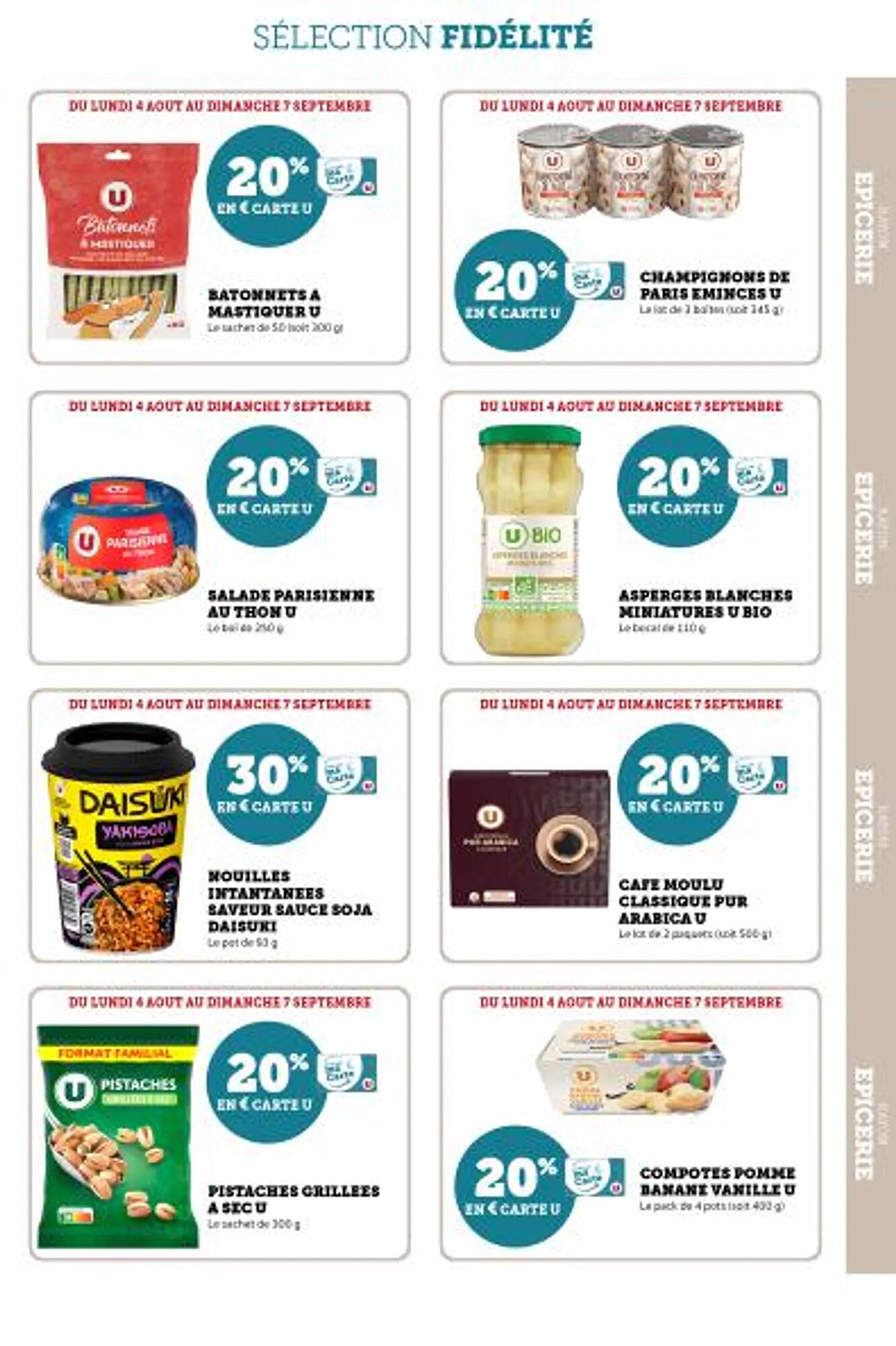 Catalogue Super U (2025-08-04 - 2025-09-07)
