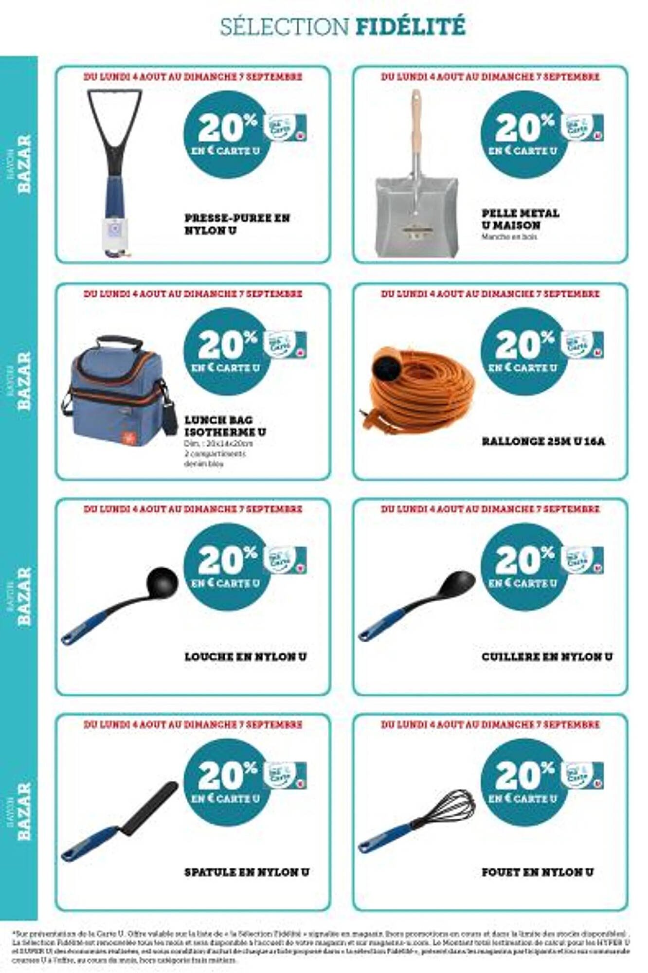 Catalogue Super U (2025-08-04 - 2025-09-07)
