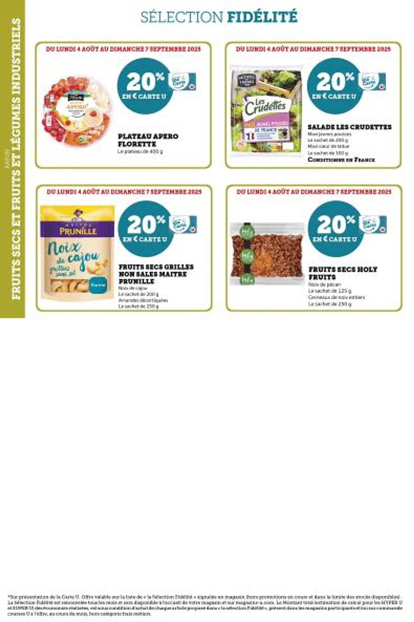 Catalogue Super U (2025-08-04 - 2025-09-07)