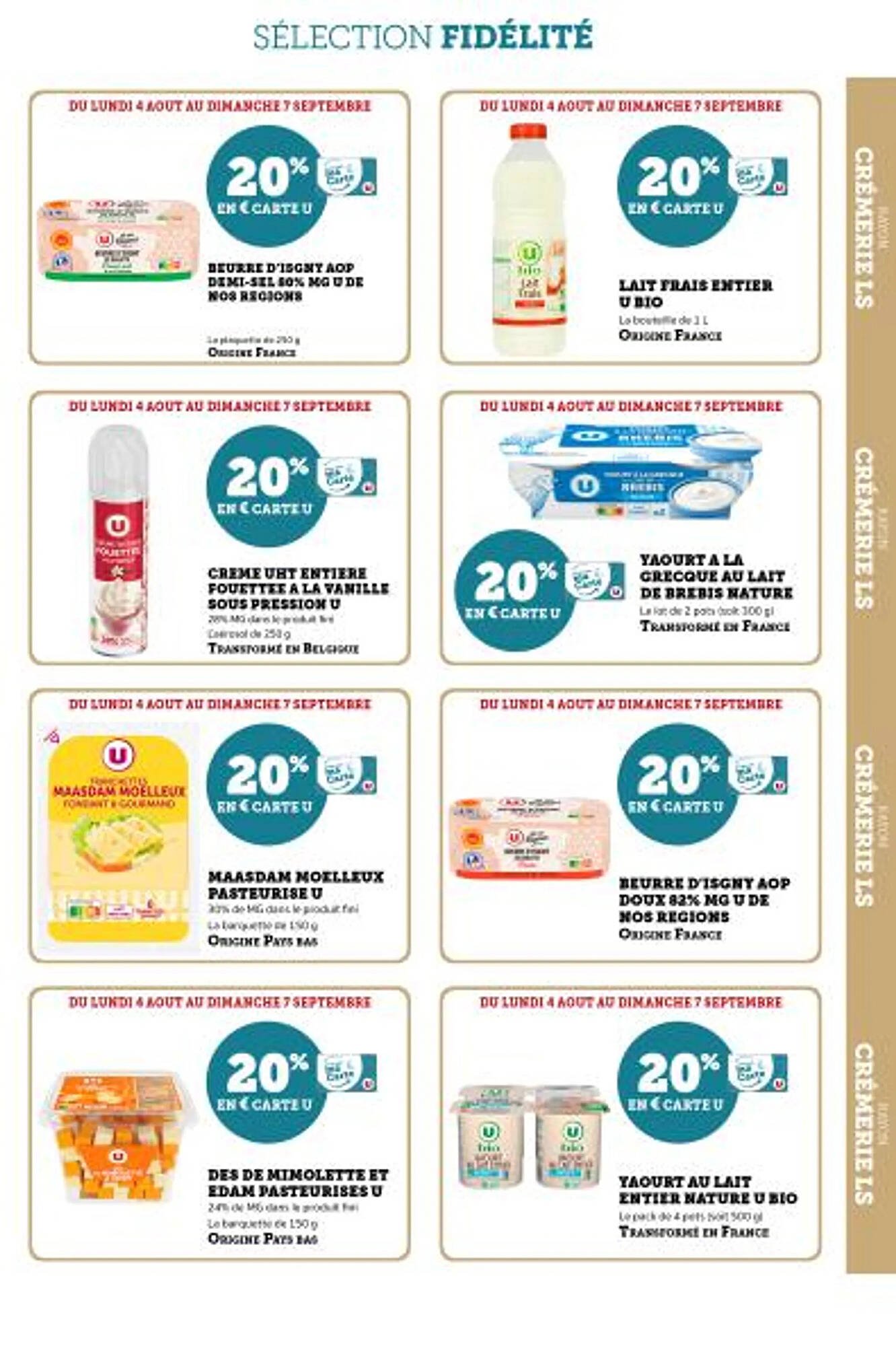 Catalogue Super U (2025-08-04 - 2025-09-07)