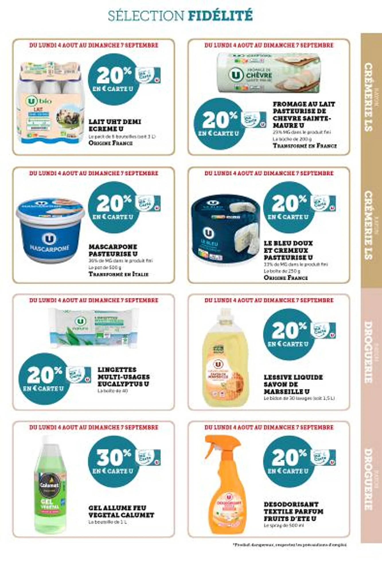 Catalogue Super U (2025-08-04 - 2025-09-07)