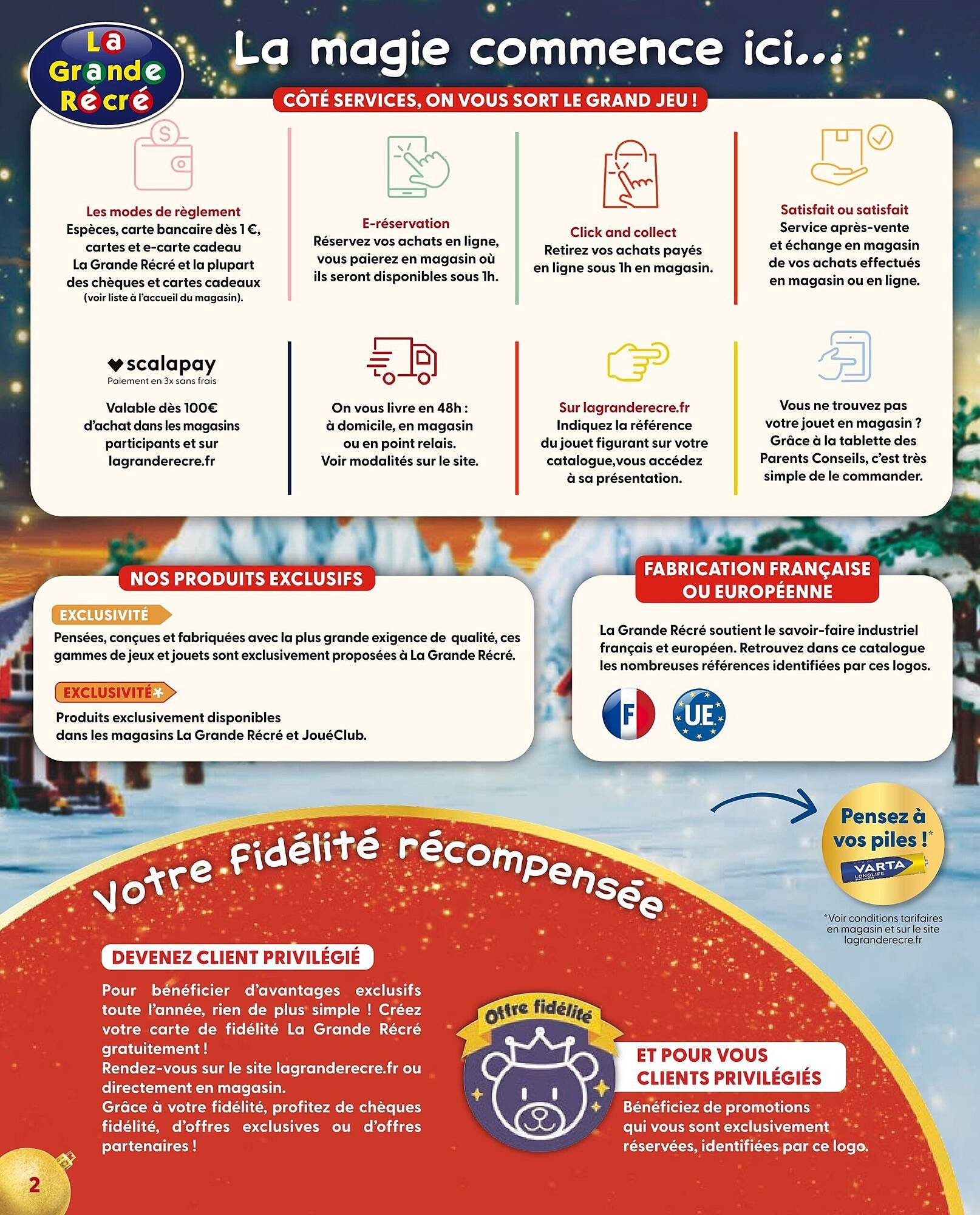 Catalogue La Grande Récré