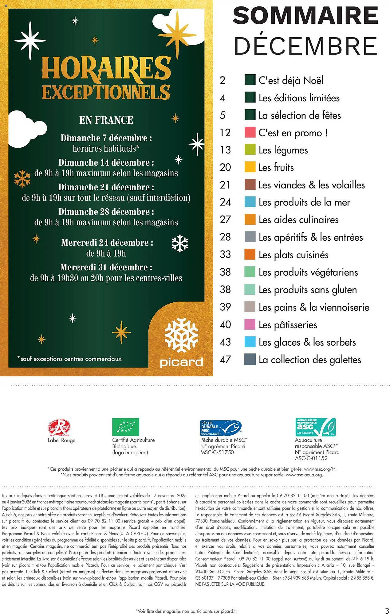 Catalogue Picard