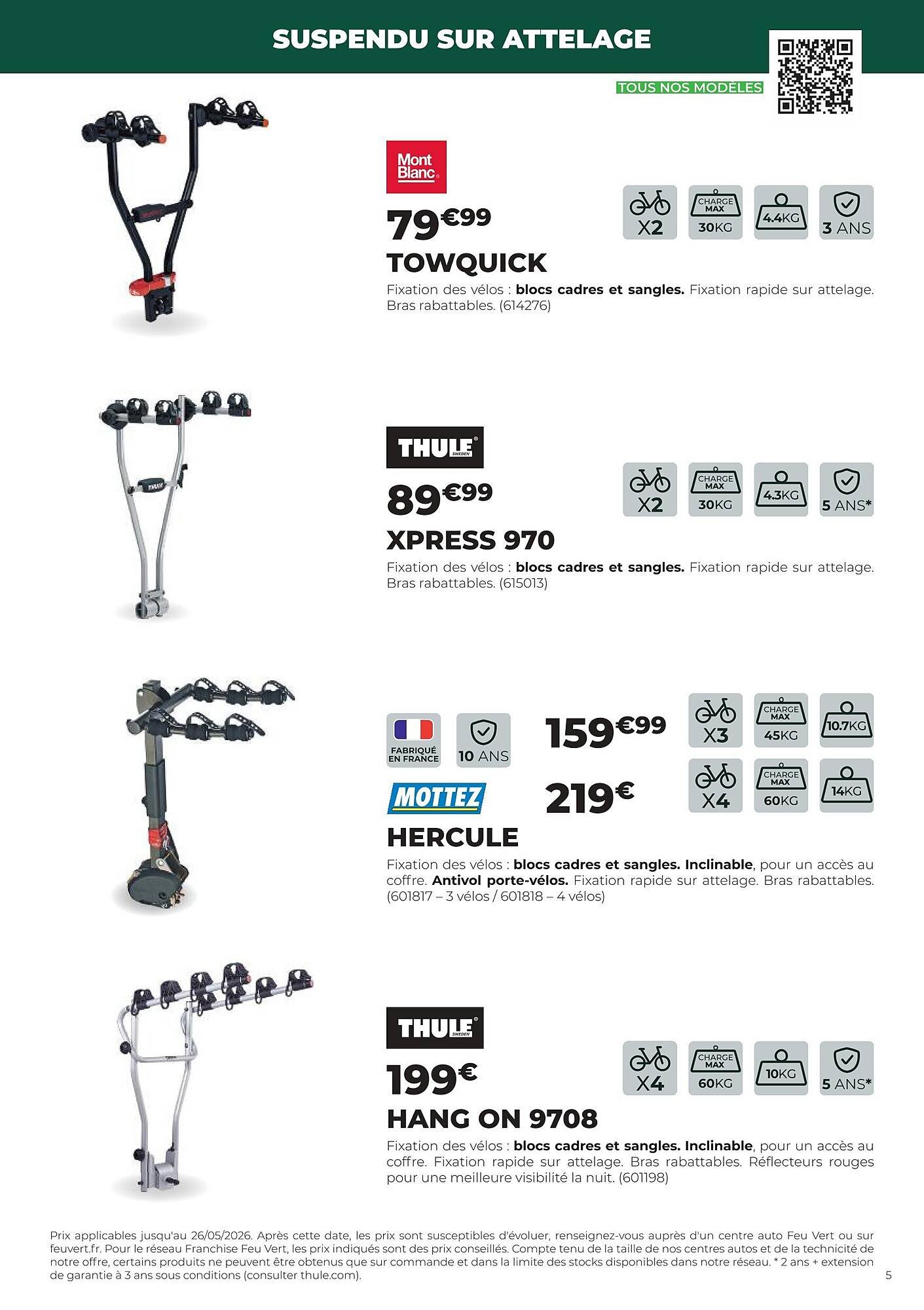 Catalogue Feu Vert (2026-04-13 - 2026-12-31)