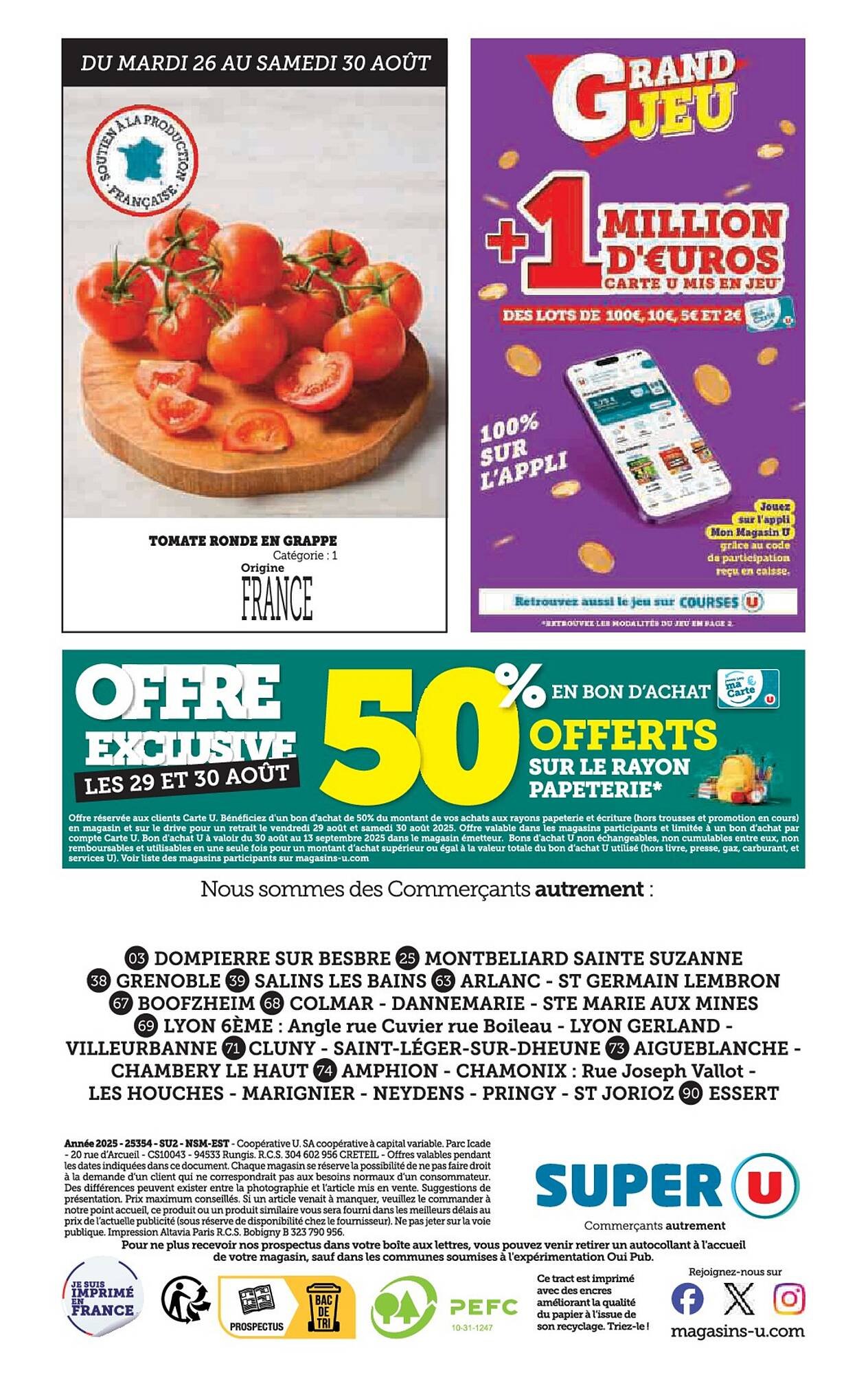 Catalogue Super U (2025-08-26 - 2025-09-07)