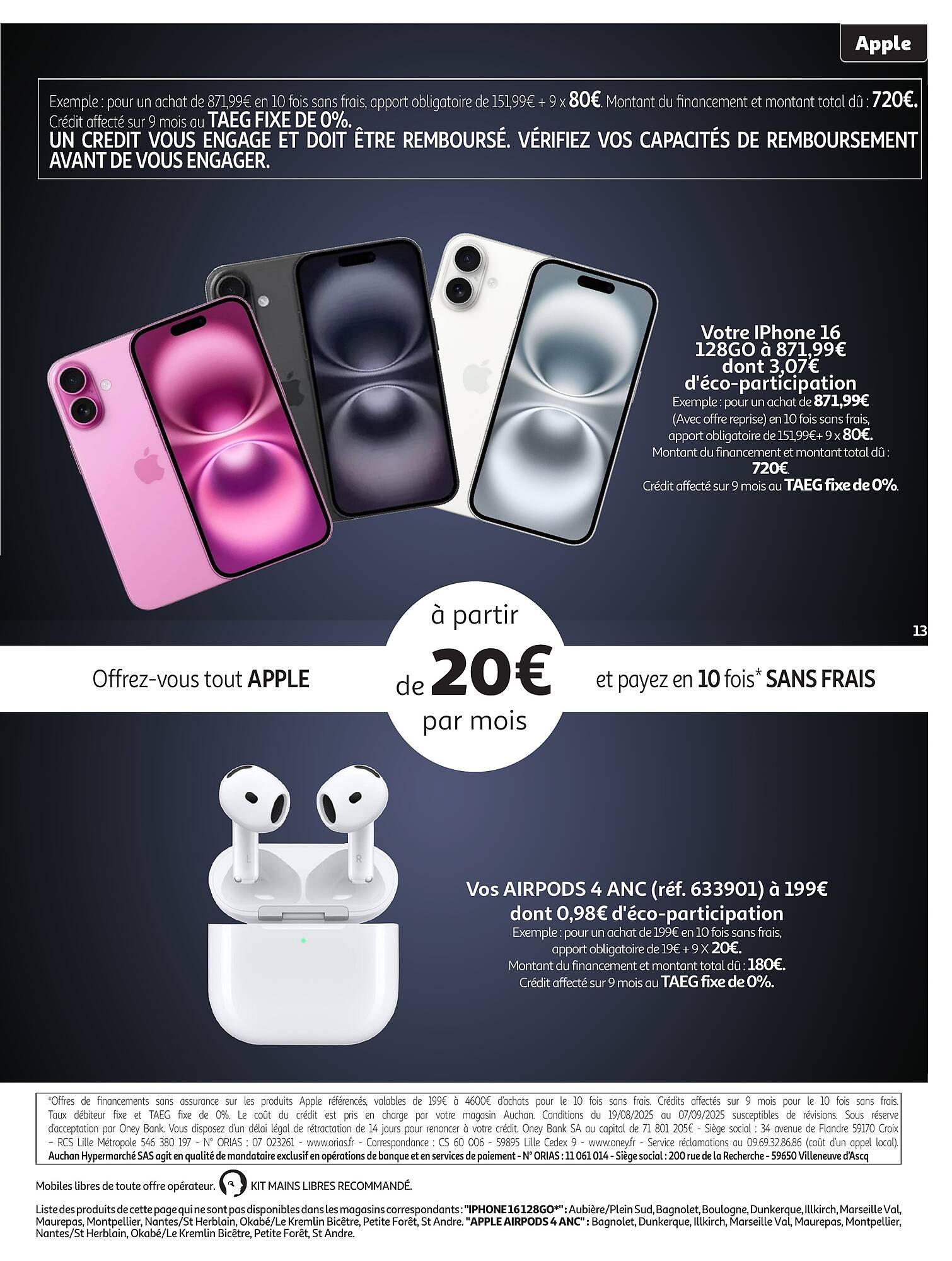 Catalogue Auchan (2025-08-19 - 2025-09-07)
