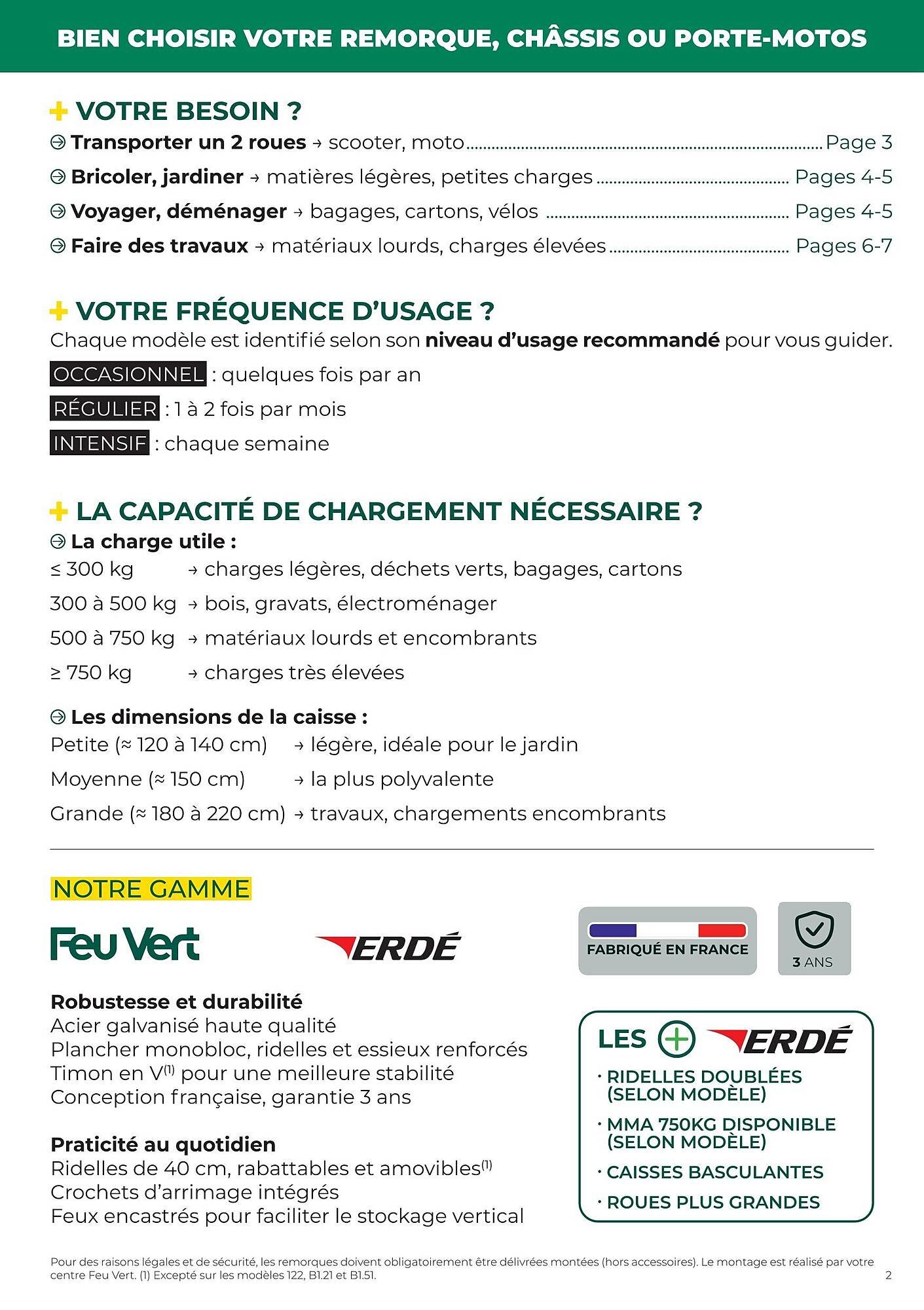 Catalogue Feu Vert (2026-04-13 - 2026-12-31)