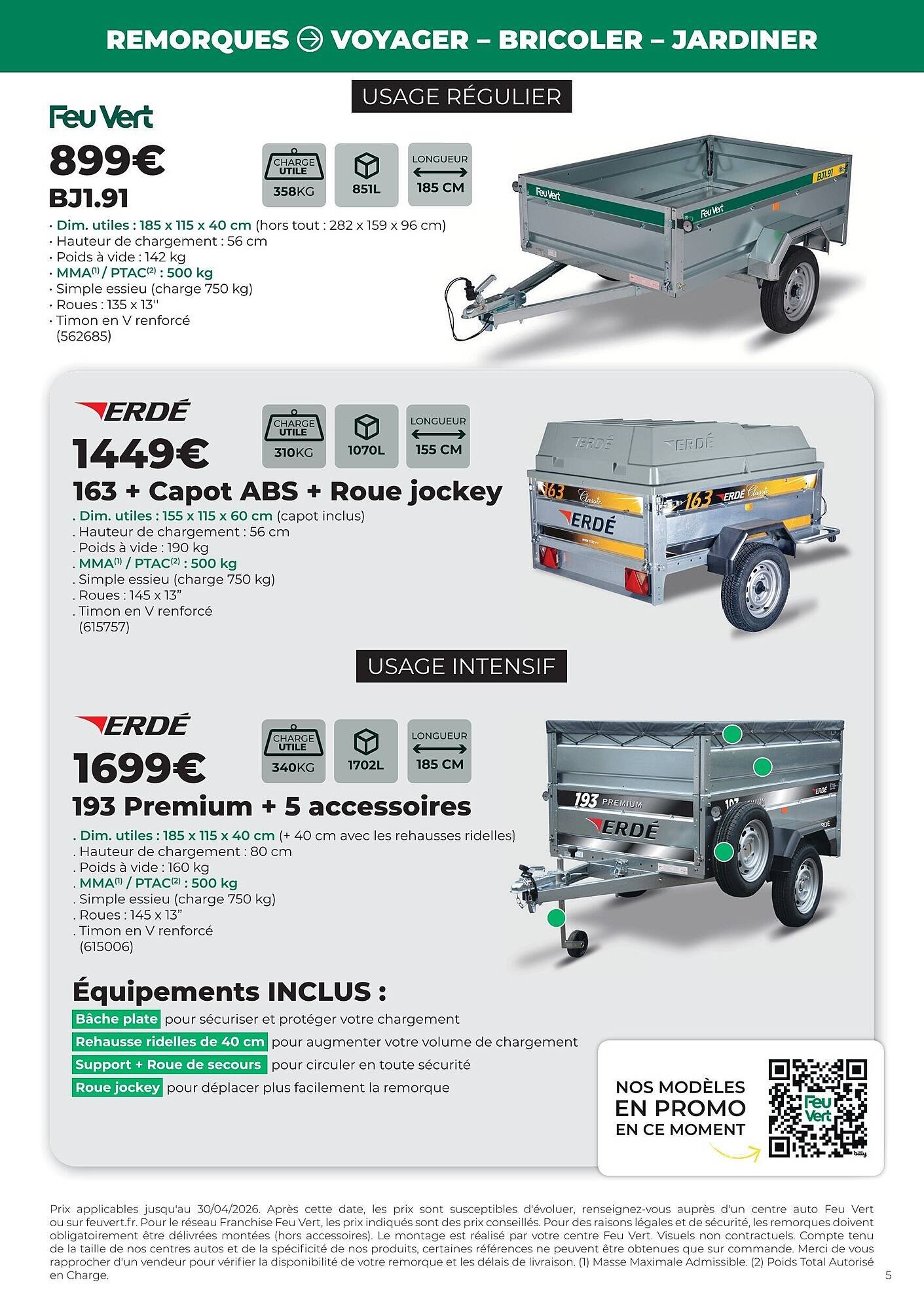 Catalogue Feu Vert (2026-04-13 - 2026-12-31)