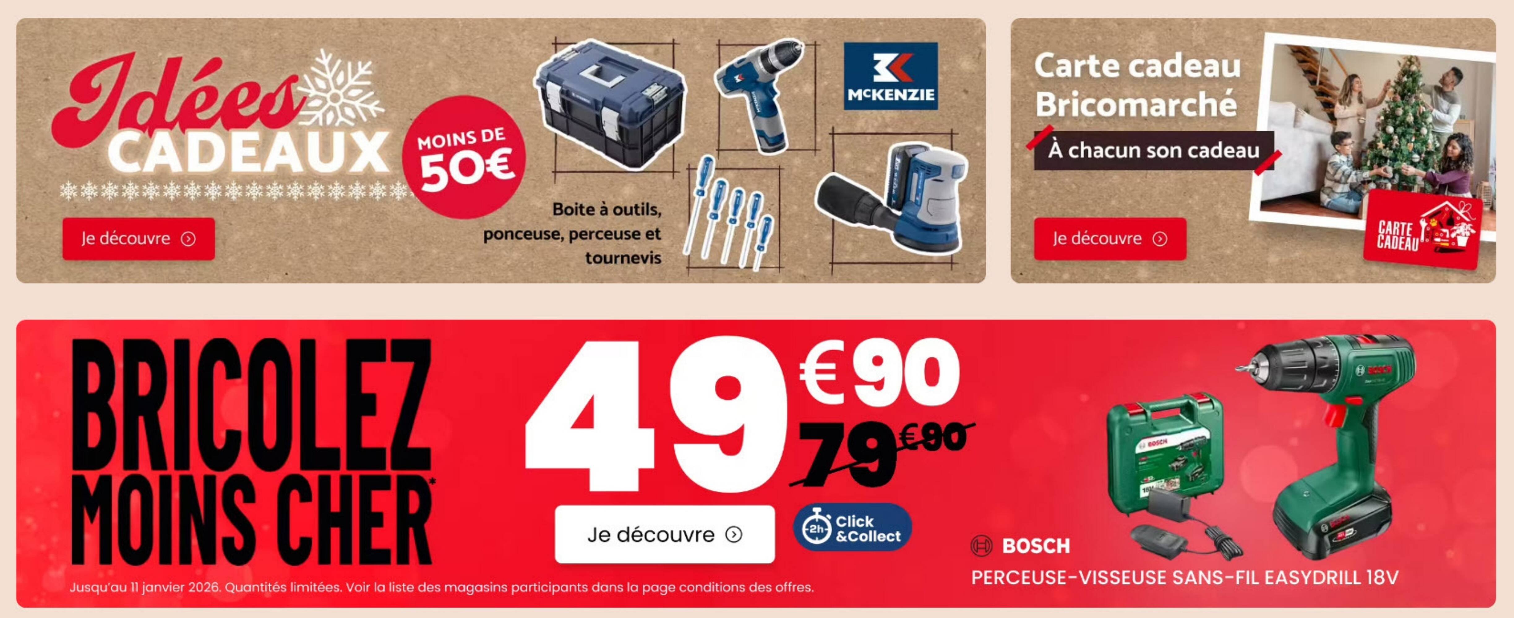 Catalogue Bricomarché (2025-12-15 - 2026-01-11)