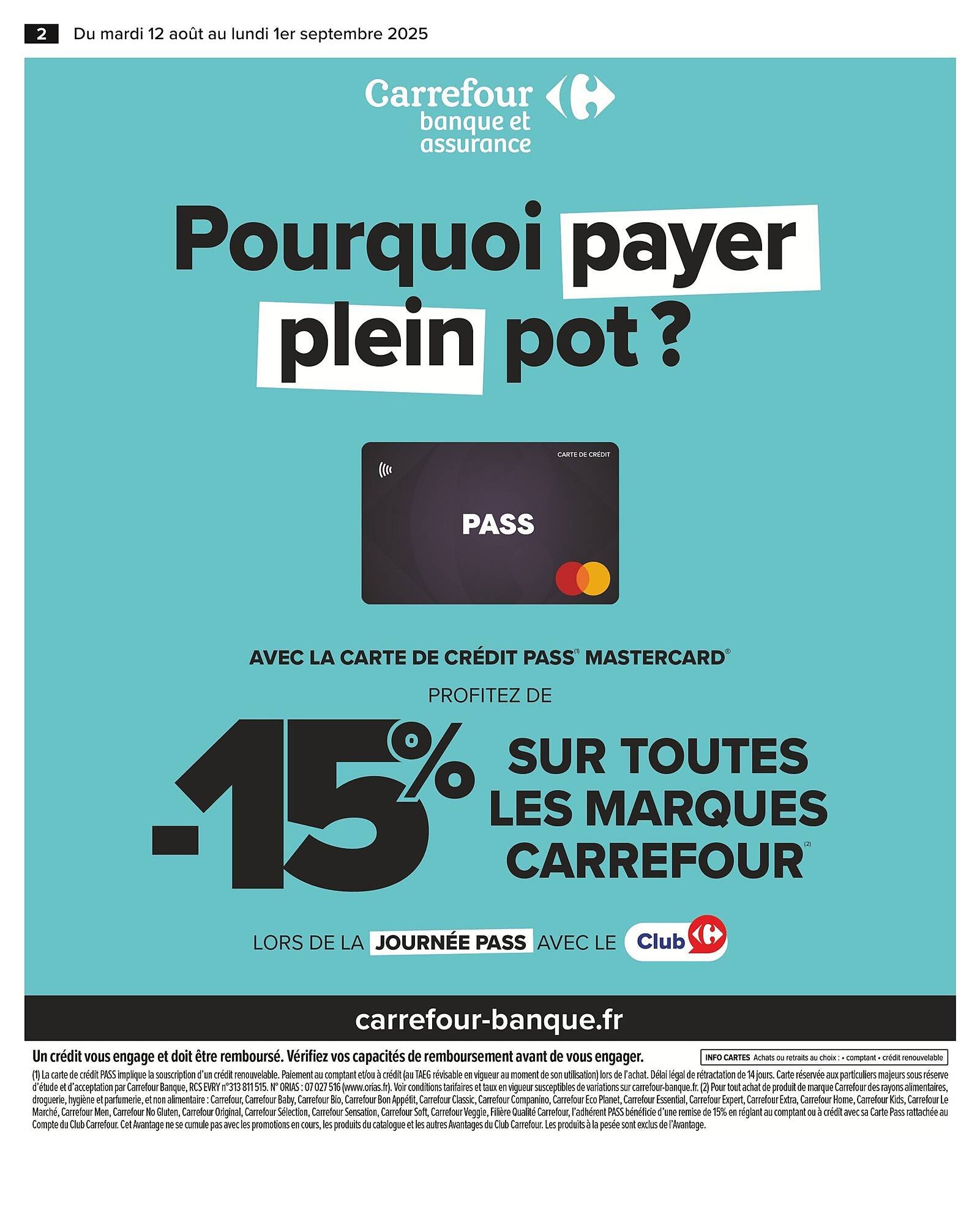 Catalogue Carrefour (2025-08-12 - 2025-09-01)