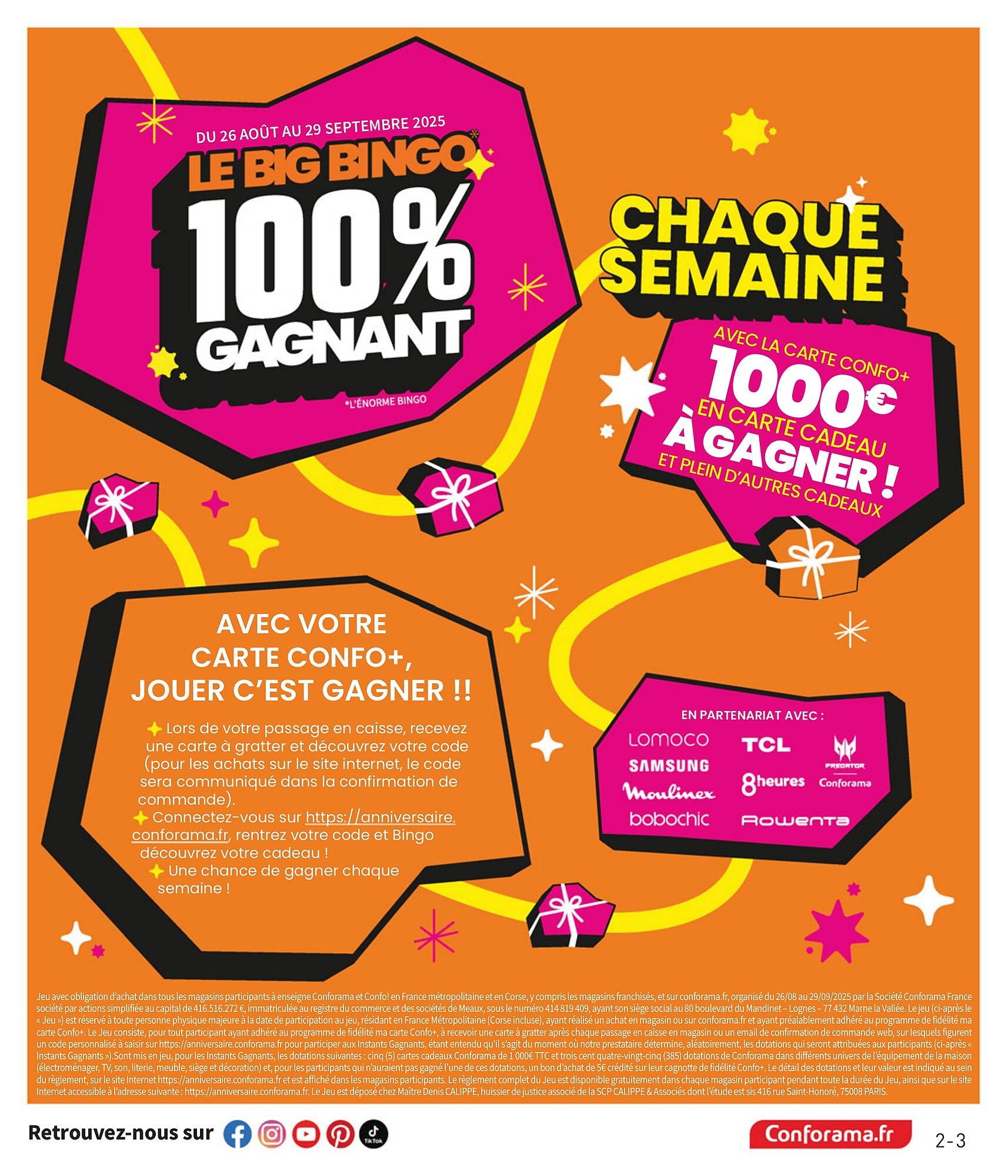 Catalogue Conforama (2025-08-26 - 2025-09-29)