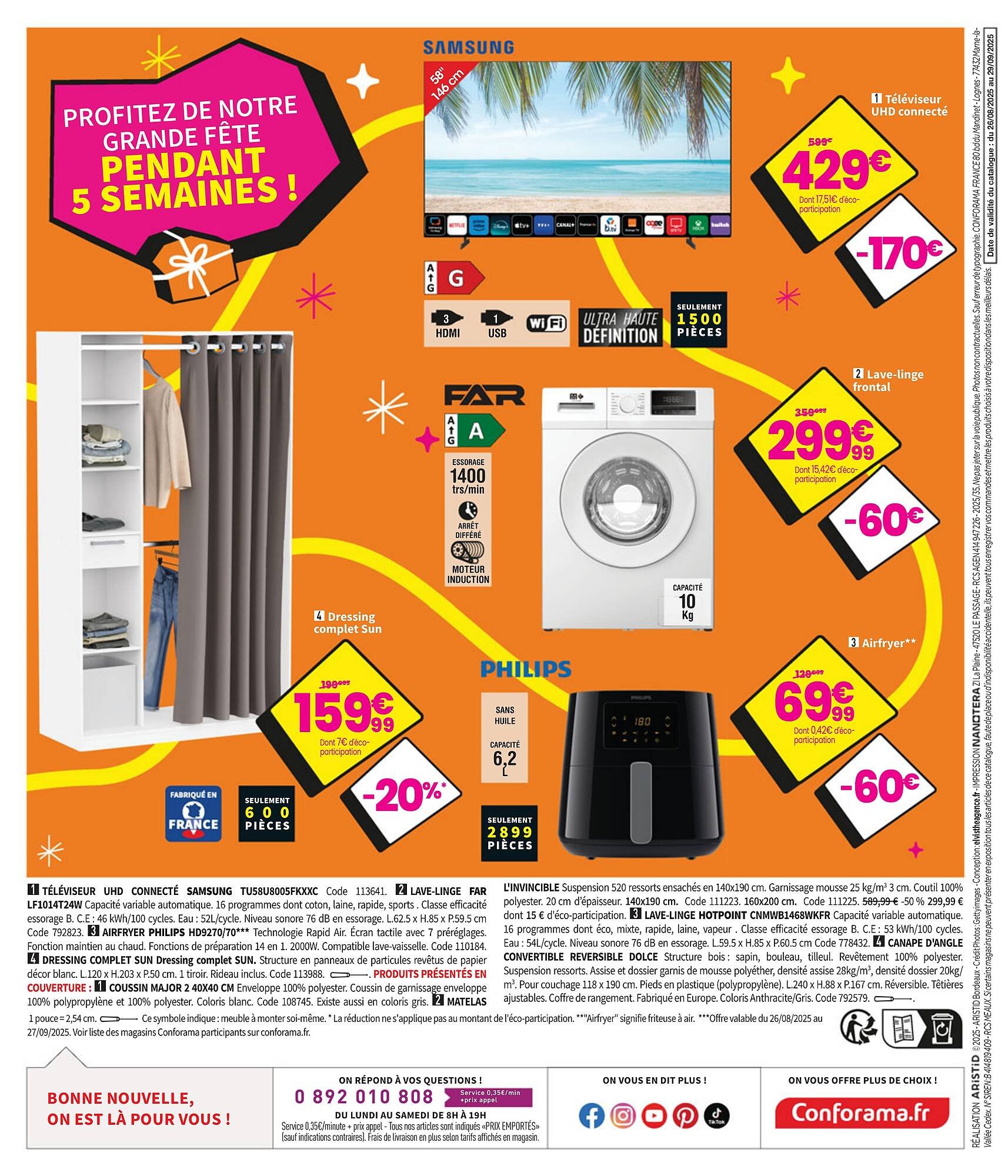 Catalogue Conforama (2025-08-26 - 2025-09-29)