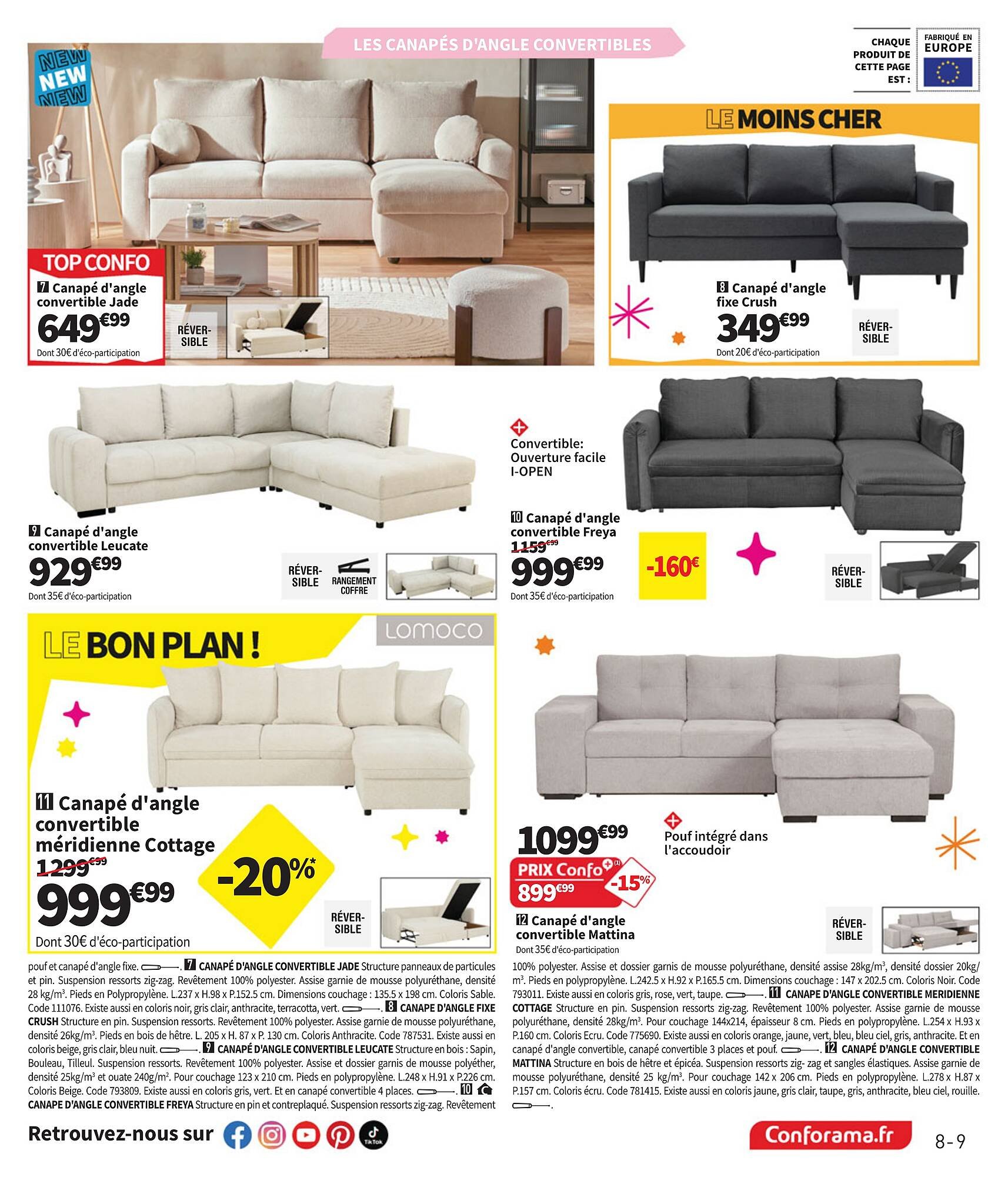 Catalogue Conforama (2025-08-26 - 2025-09-29)