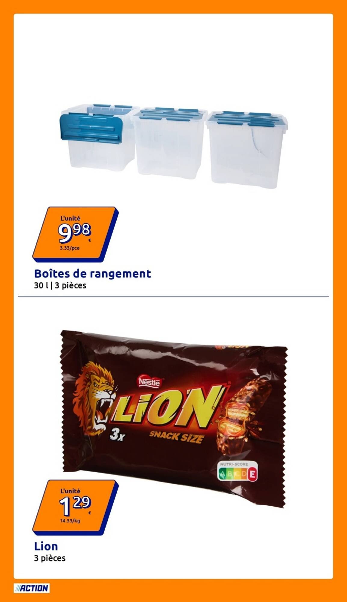 Catalogue Action (2026-04-22 - 2026-04-28)