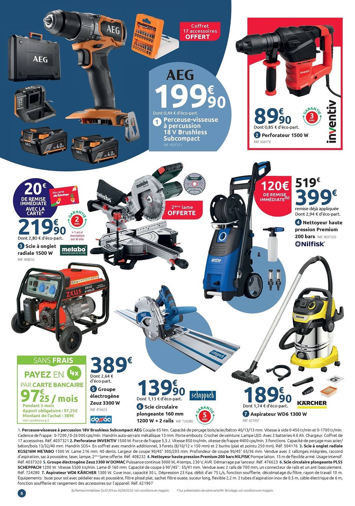 Catalogue Mr Bricolage