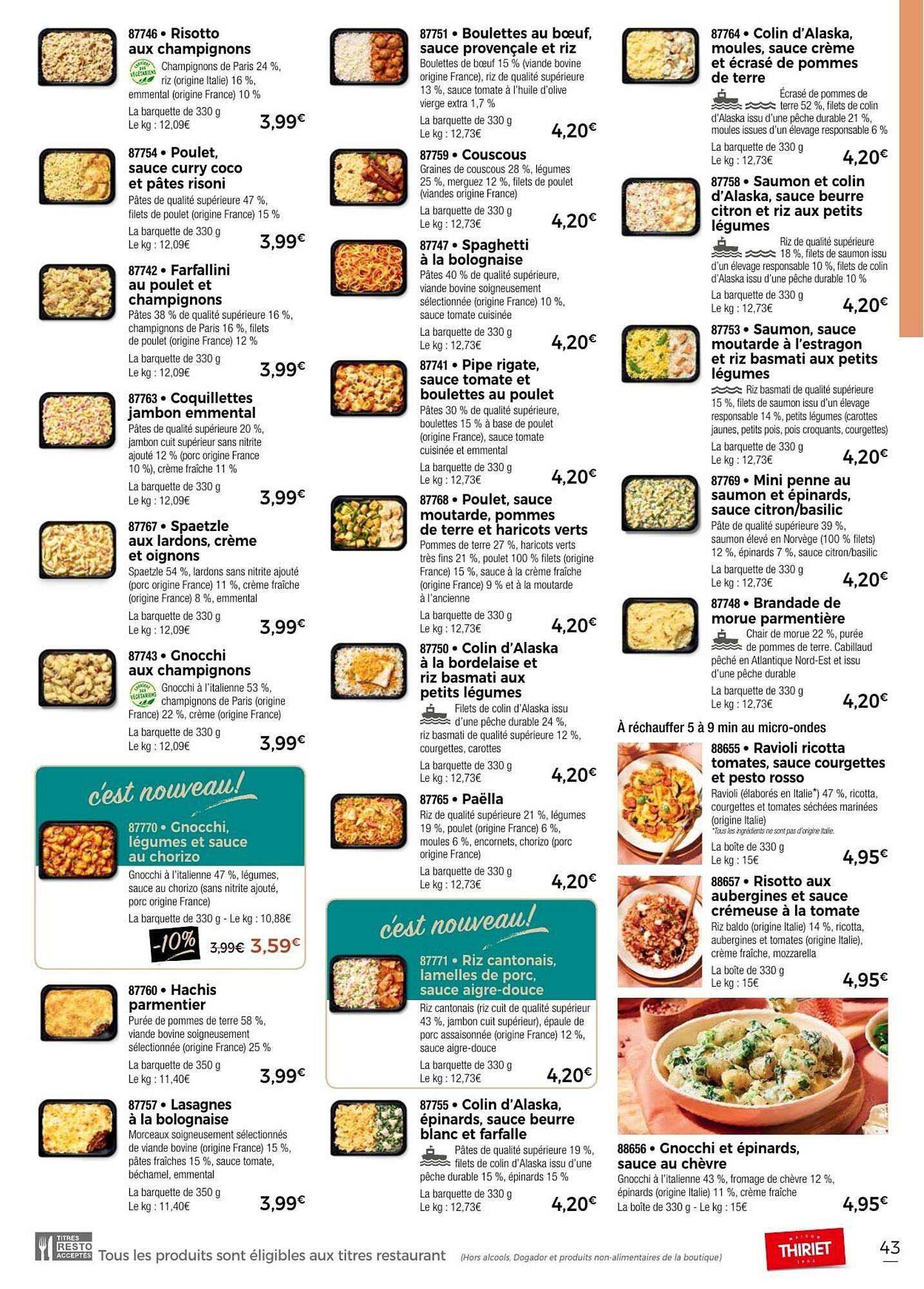 Catalogue Thiriet (2026-01-01 - 2026-01-30)