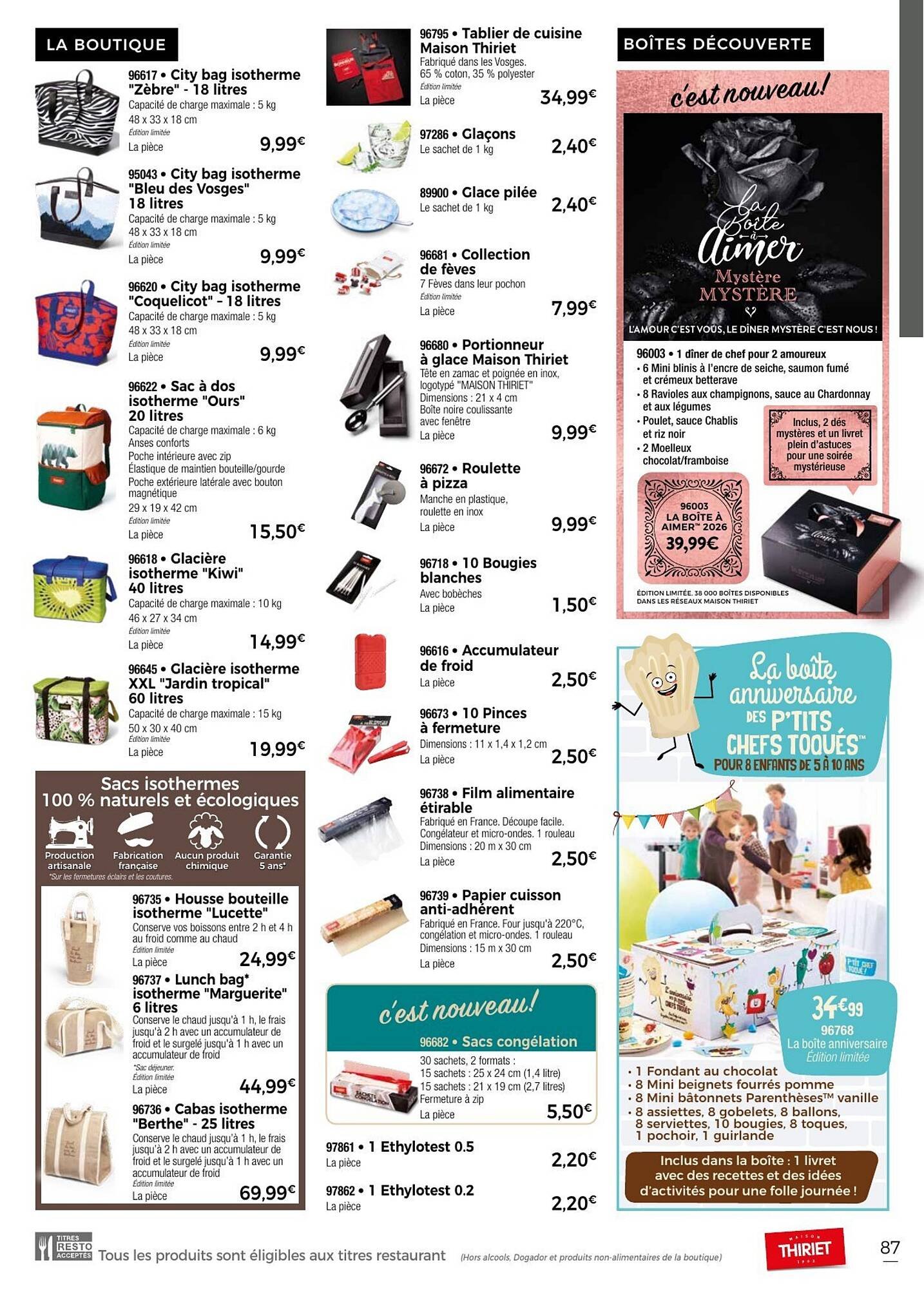 Catalogue Thiriet (2026-01-01 - 2026-01-30)