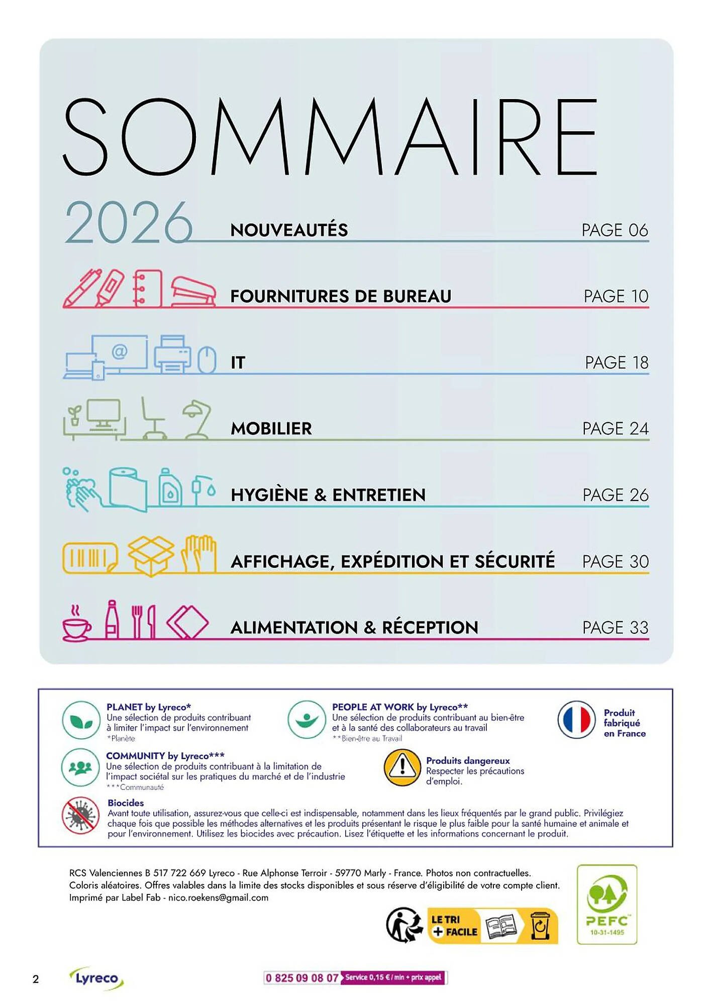 Catalogue Lyreco (2026-01-05 - 2026-02-28)