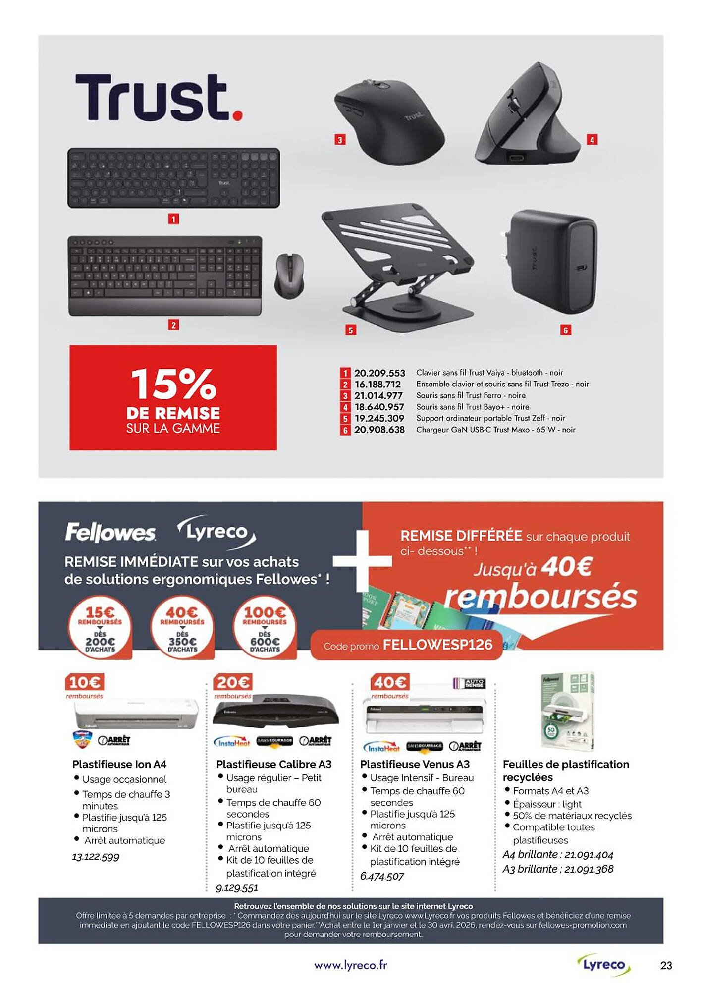 Catalogue Lyreco (2026-01-05 - 2026-02-28)