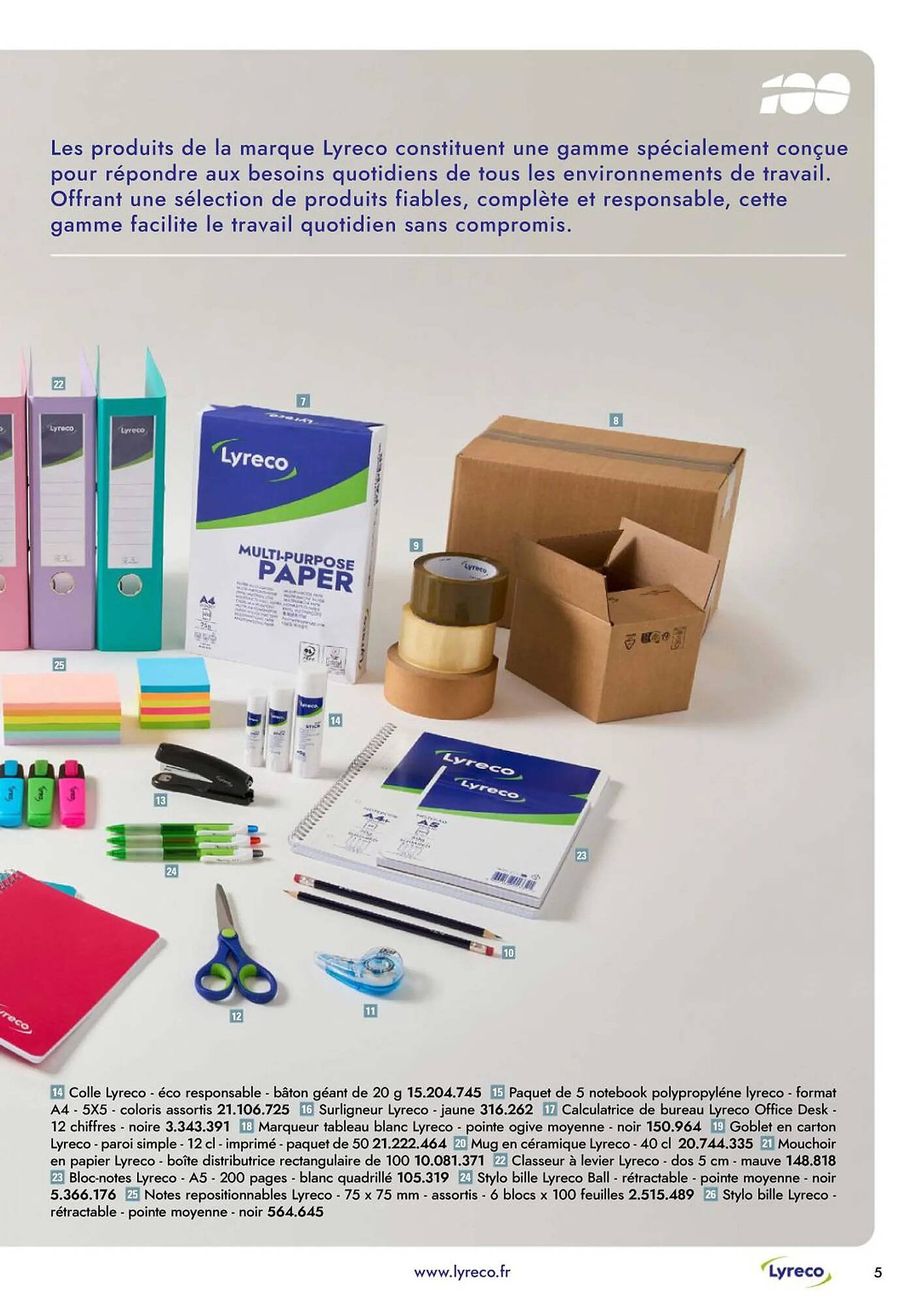 Catalogue Lyreco (2026-01-05 - 2026-02-28)