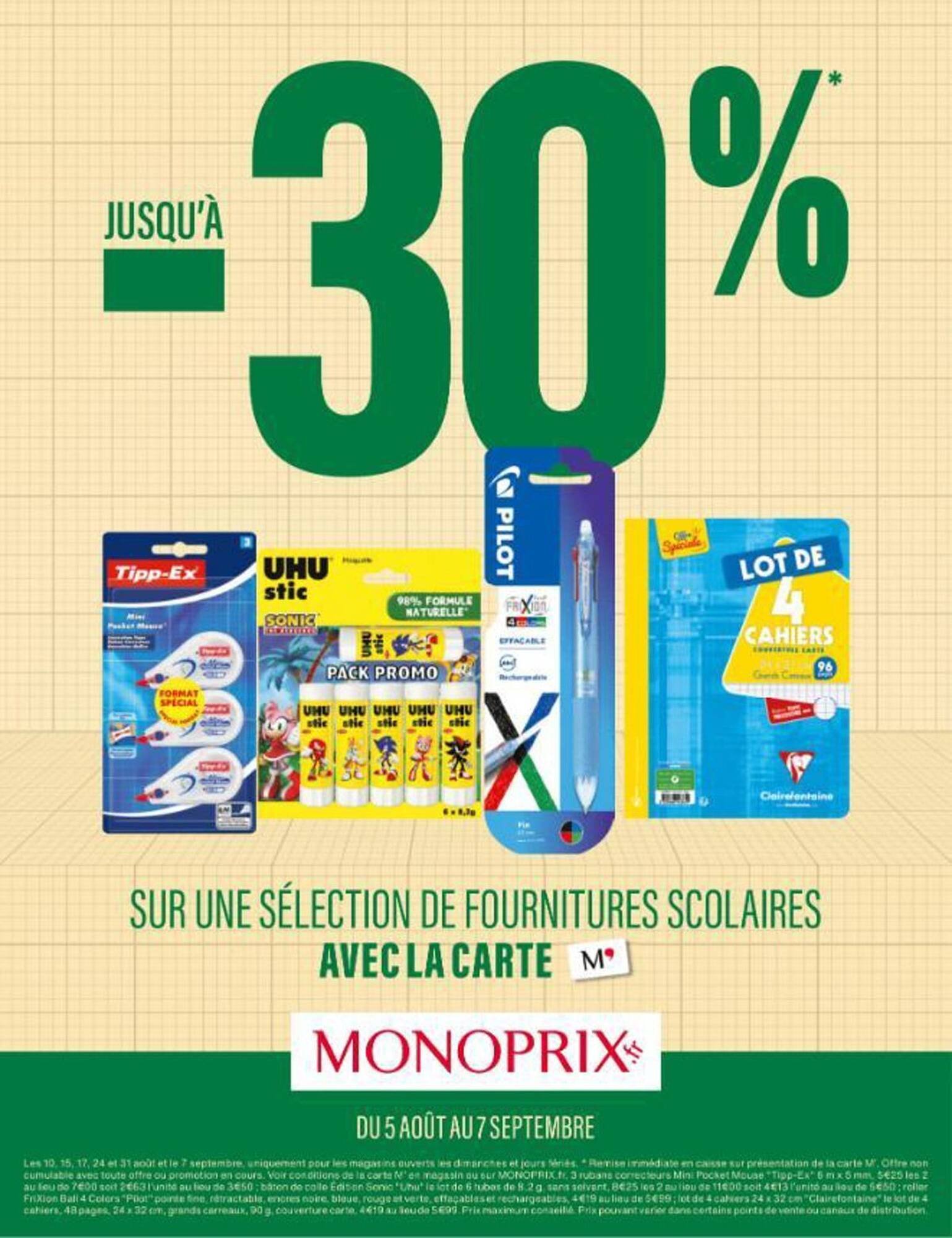 Catalogue Monoprix (2025-08-05 - 2025-09-07)