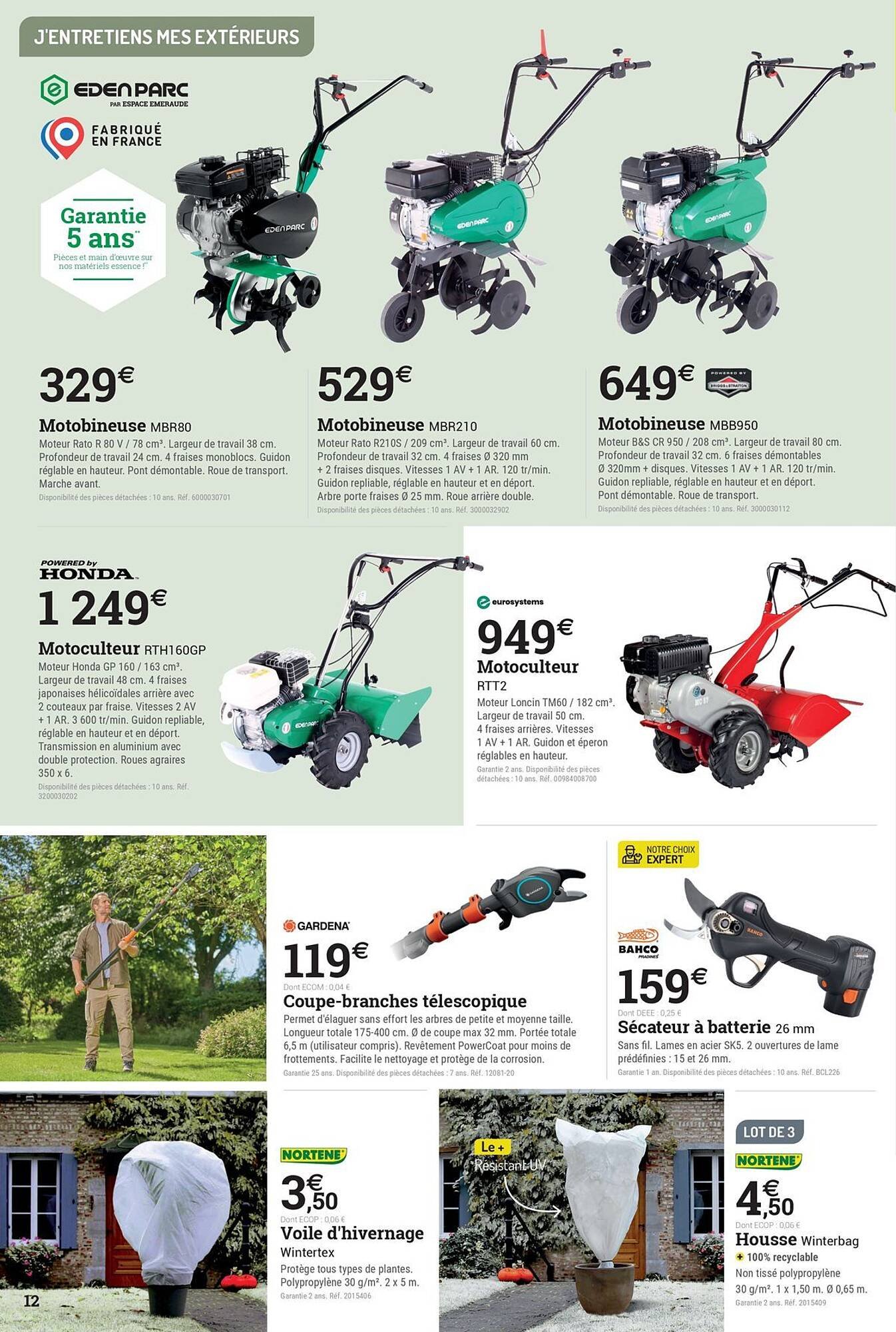 Catalogue Espace emeraude