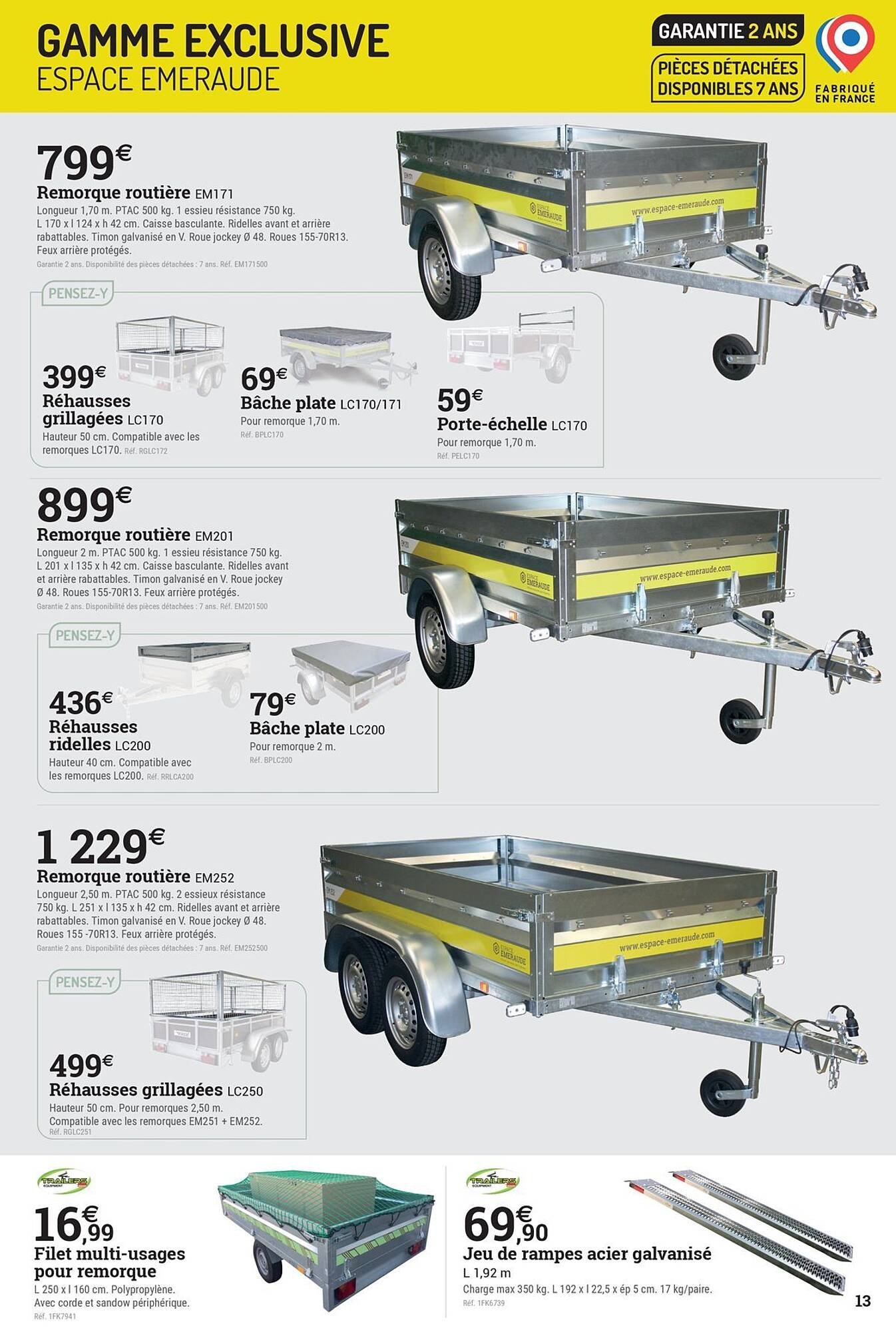 Catalogue Espace emeraude