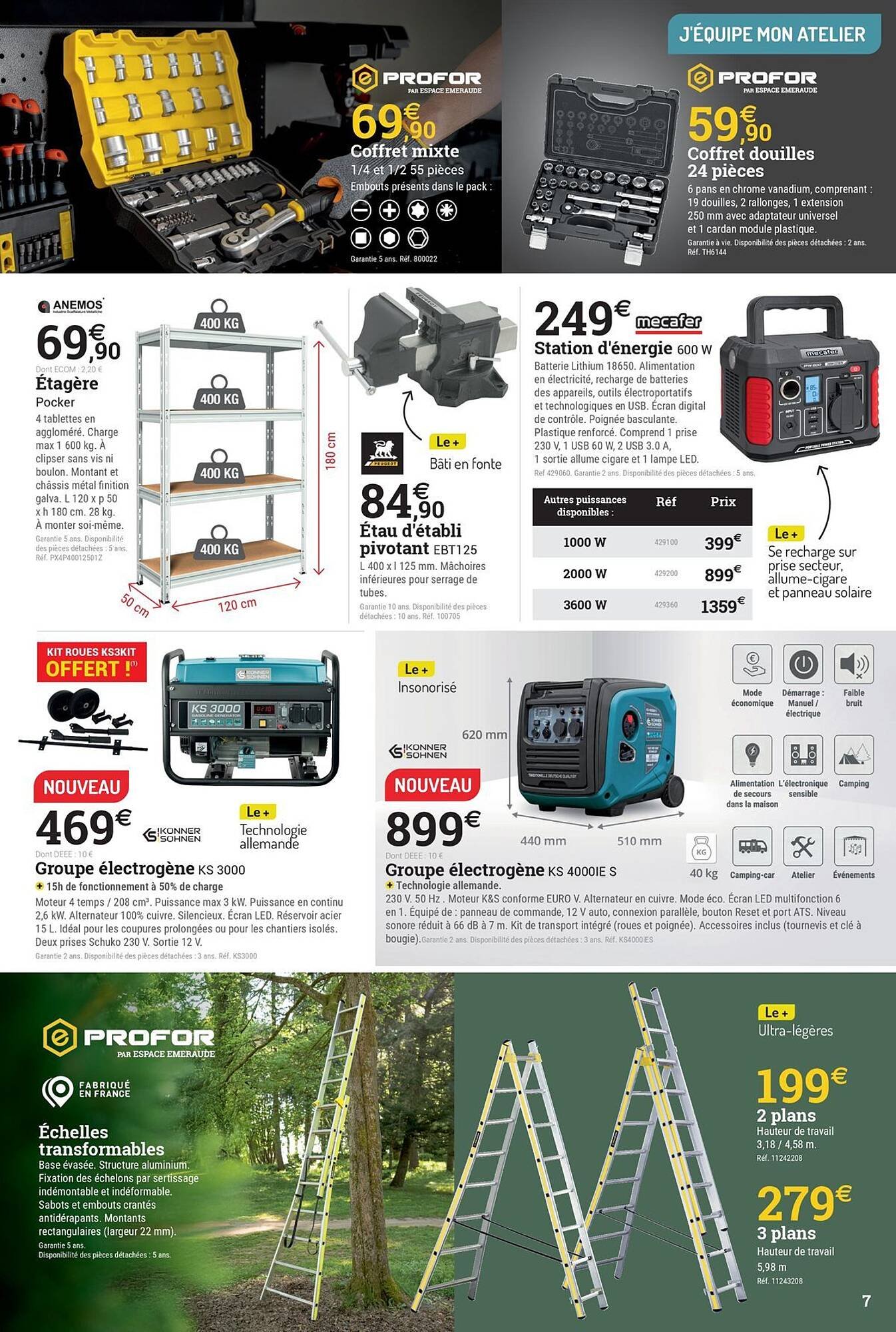 Catalogue Espace emeraude