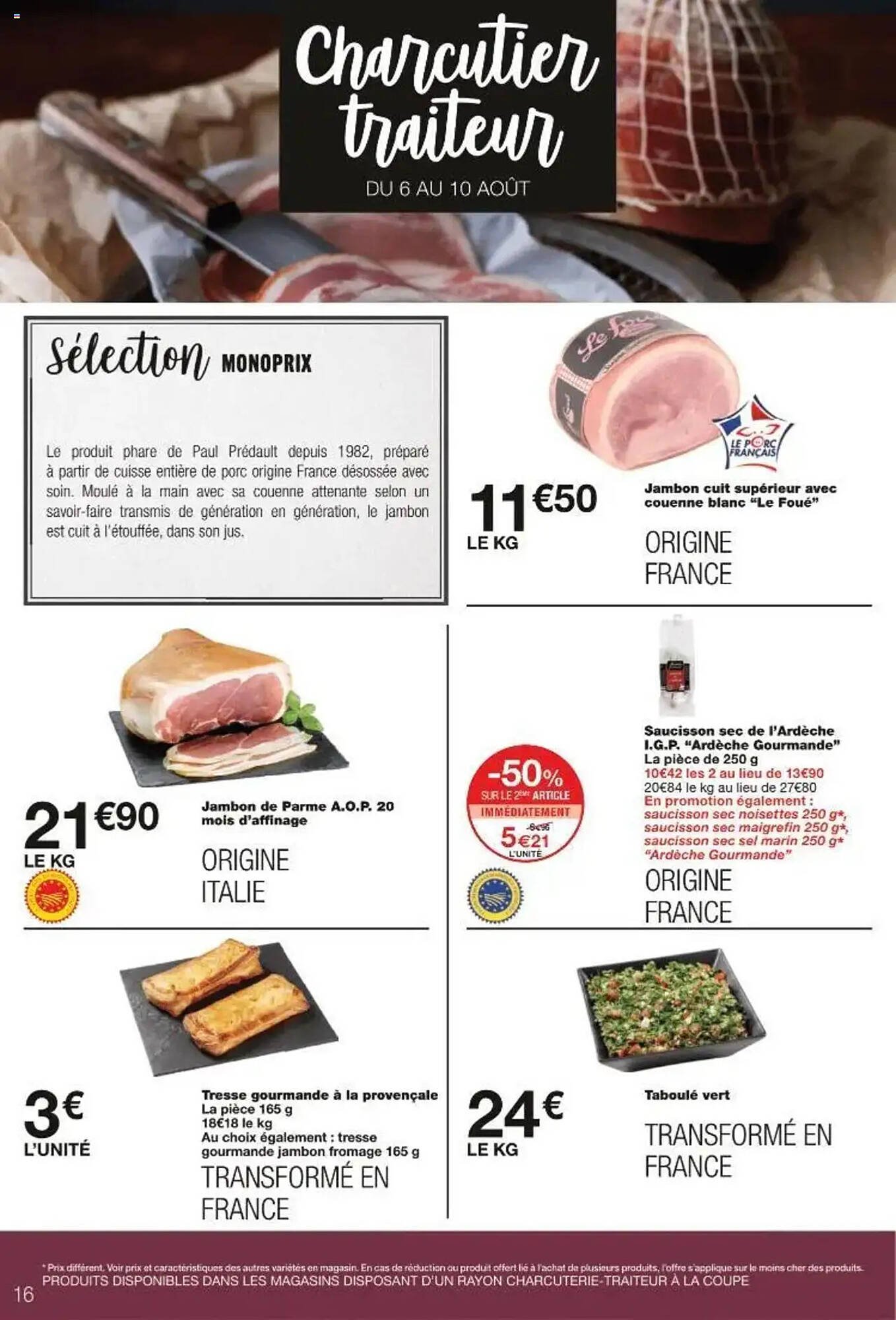 Catalogue Monoprix (2025-07-29 - 2025-08-10)