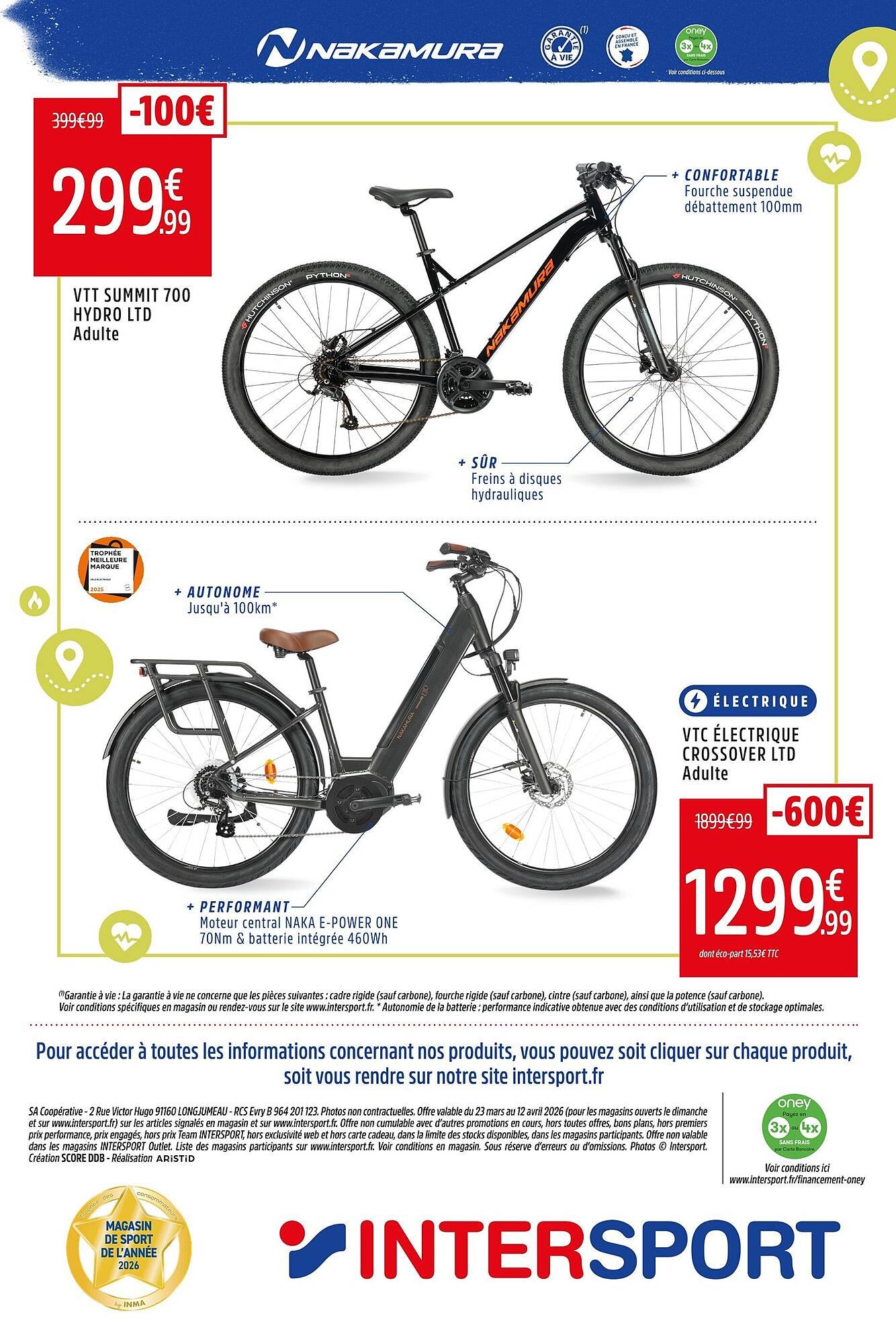 Catalogue Intersport (2026-03-23 - 2026-04-12)