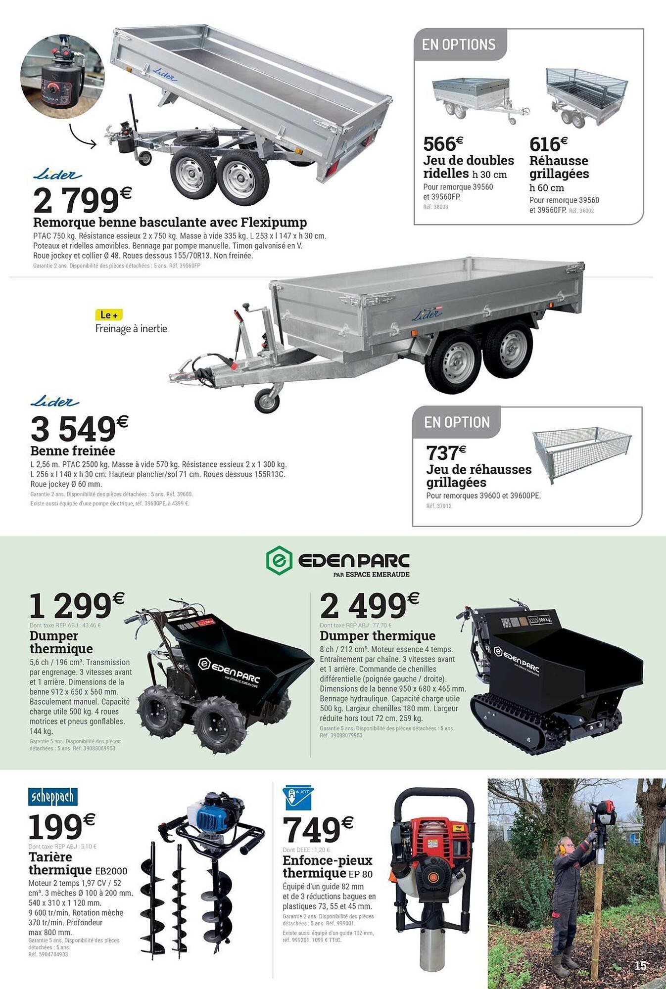 Catalogue Espace emeraude