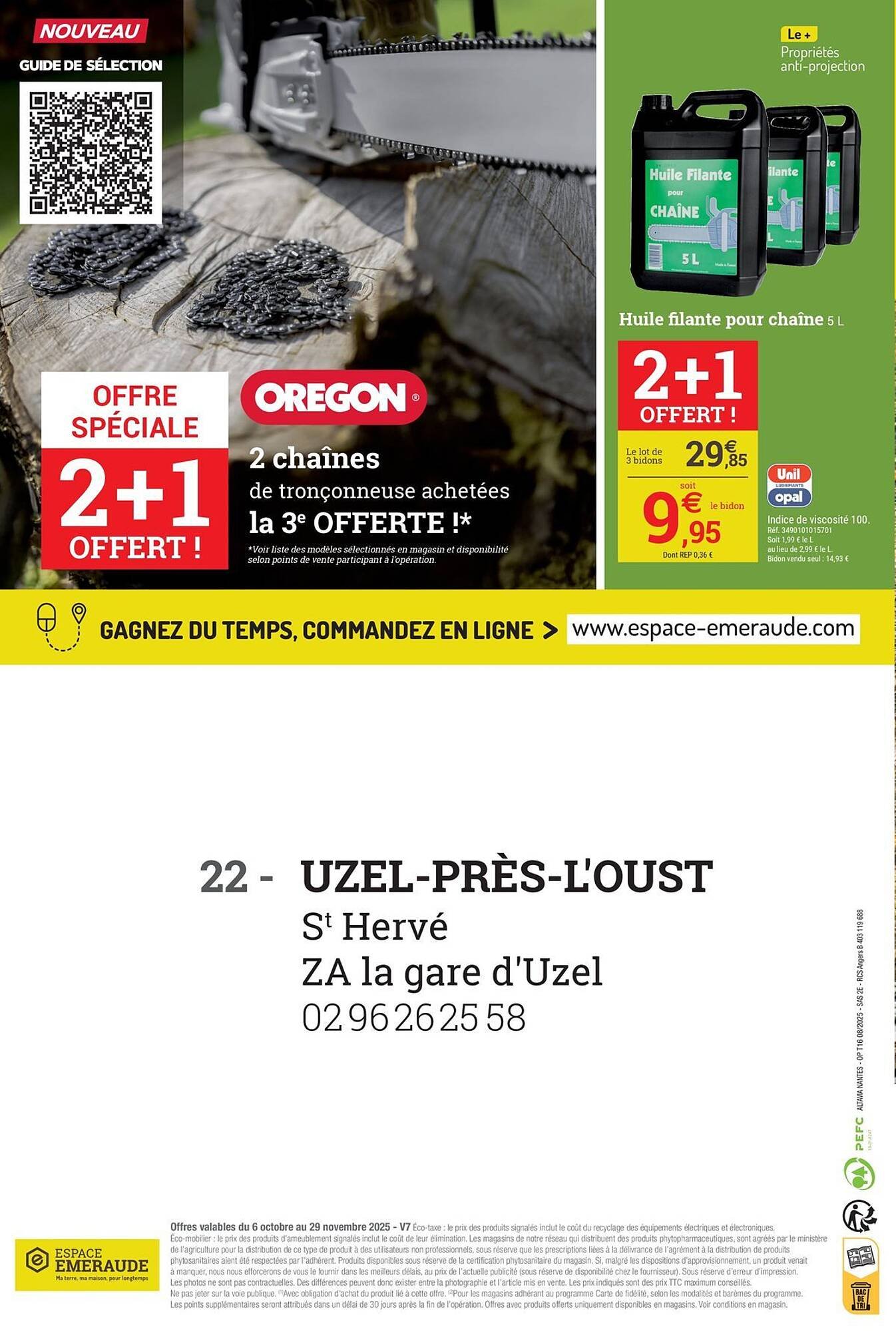 Catalogue Espace emeraude