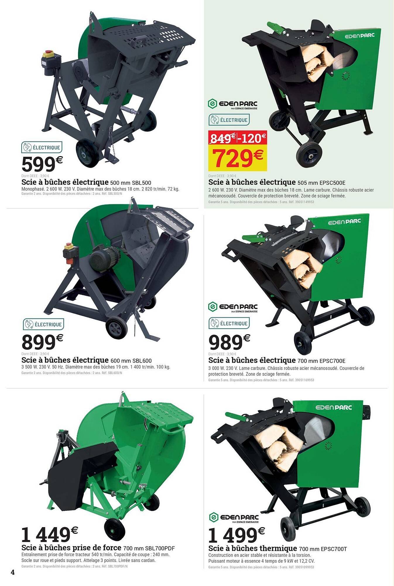 Catalogue Espace emeraude