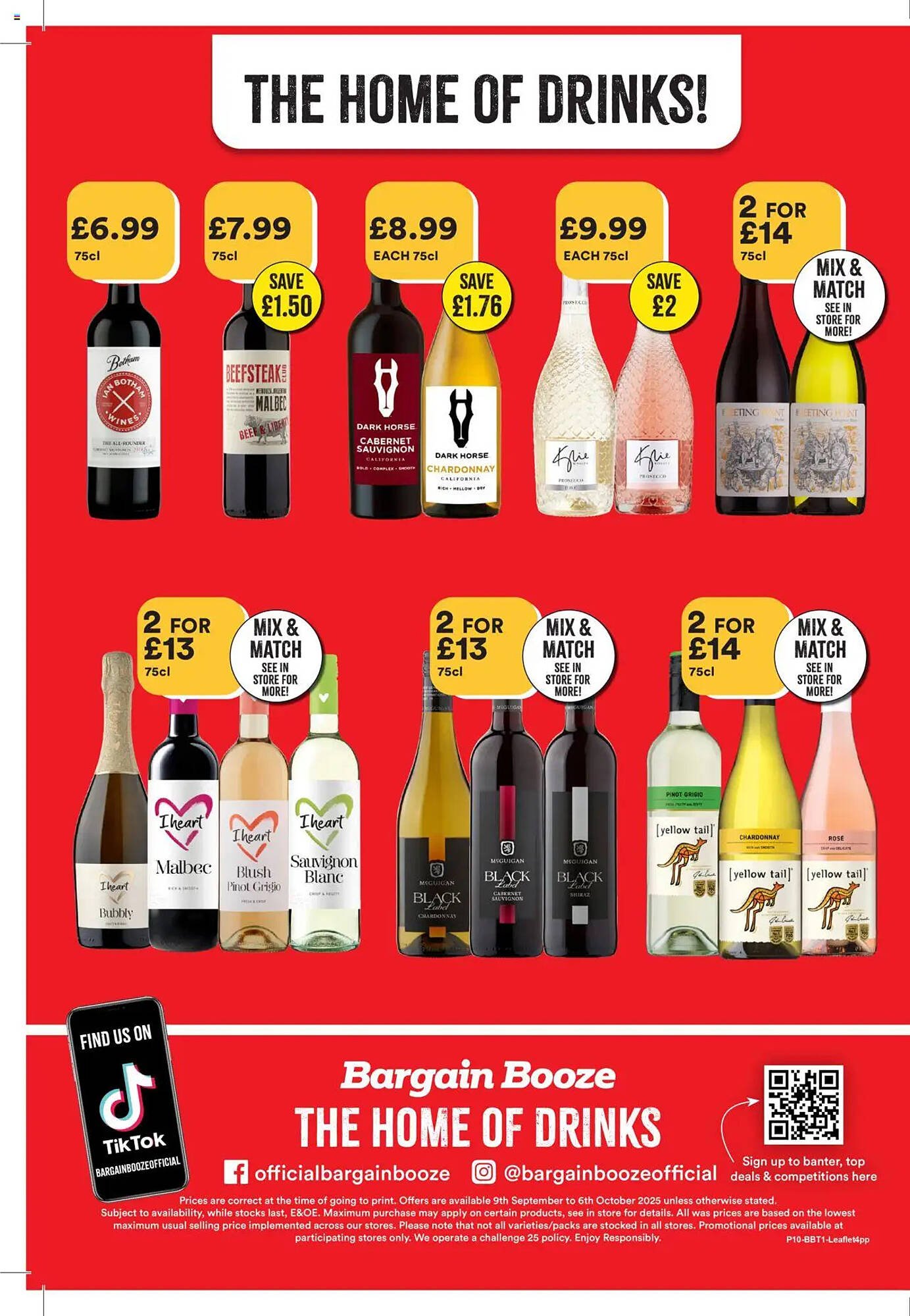 Bargain Booze leaflet (2025-09-09 - 2025-10-07) | 1