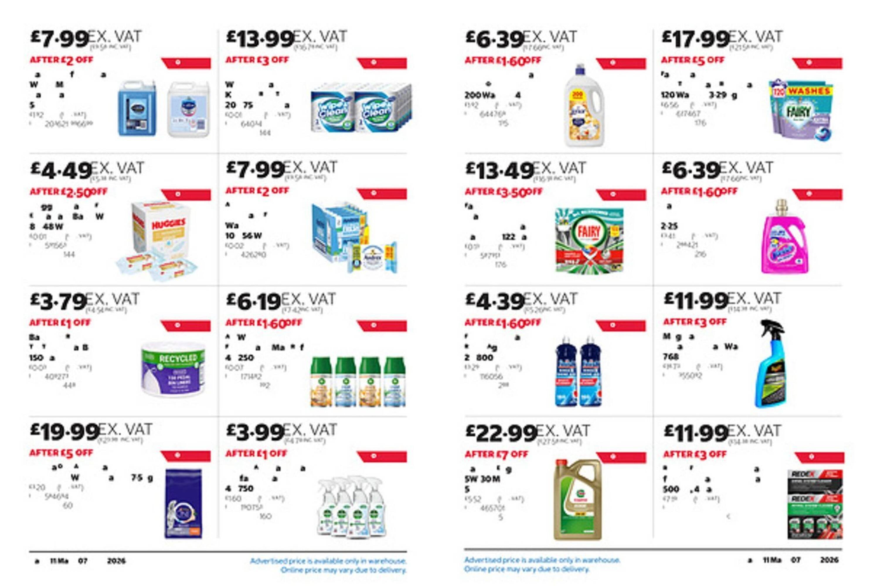 Costco leaflet