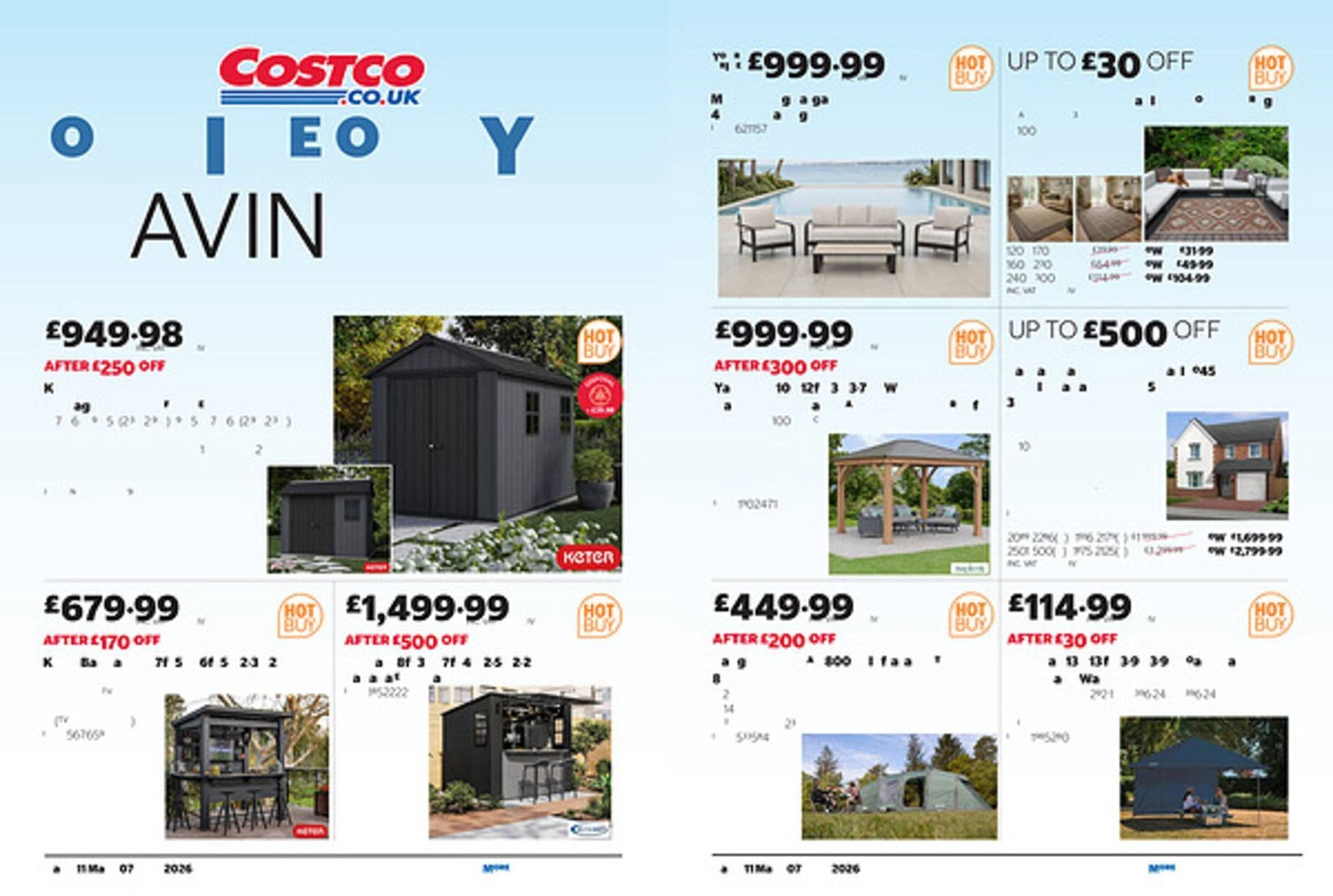 Costco leaflet