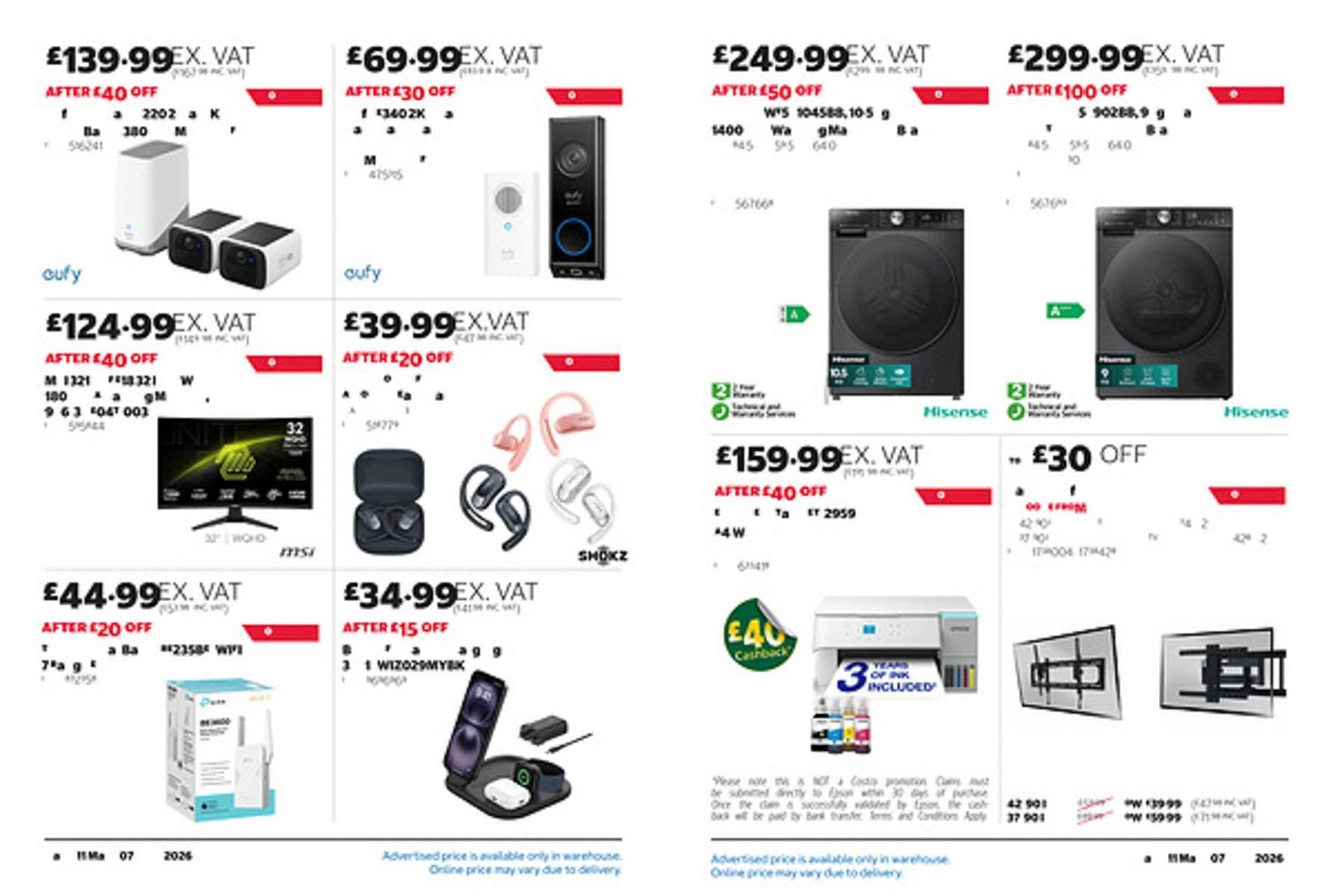 Costco leaflet