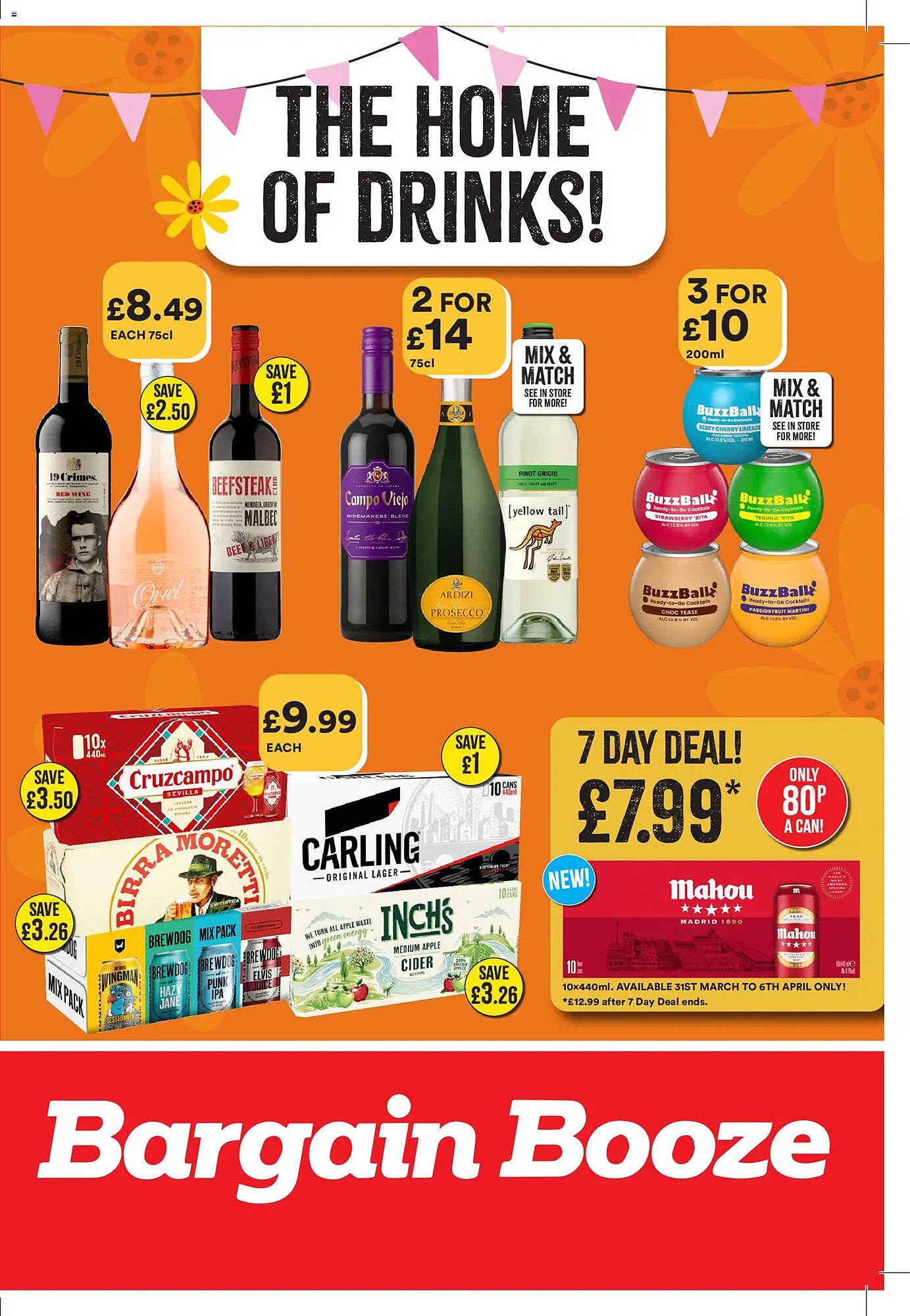 Bargain Booze leaflet (2026-03-31 - 2026-04-27) | 2