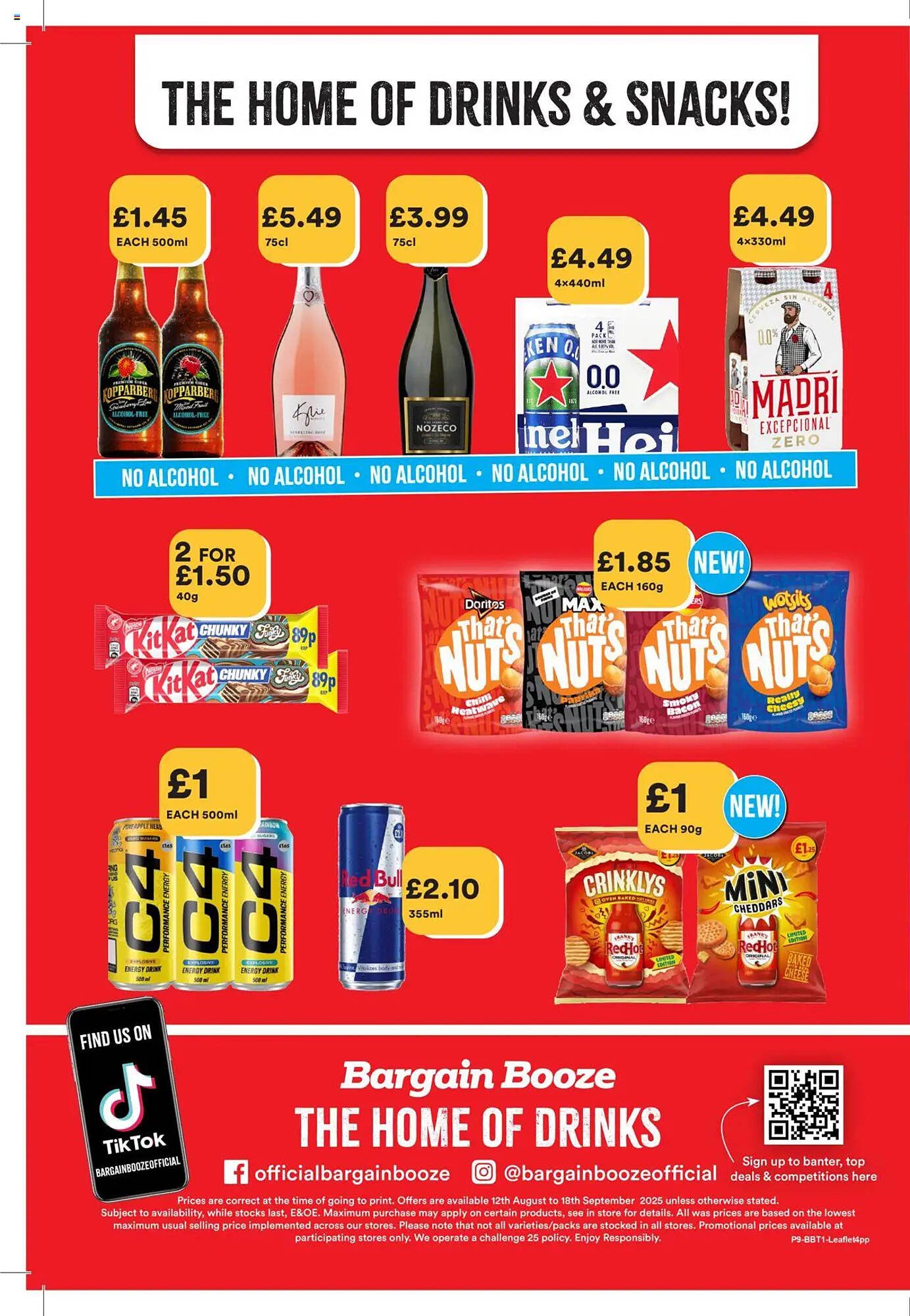 Bargain Booze leaflet (2025-08-12 - 2025-09-19) | 1
