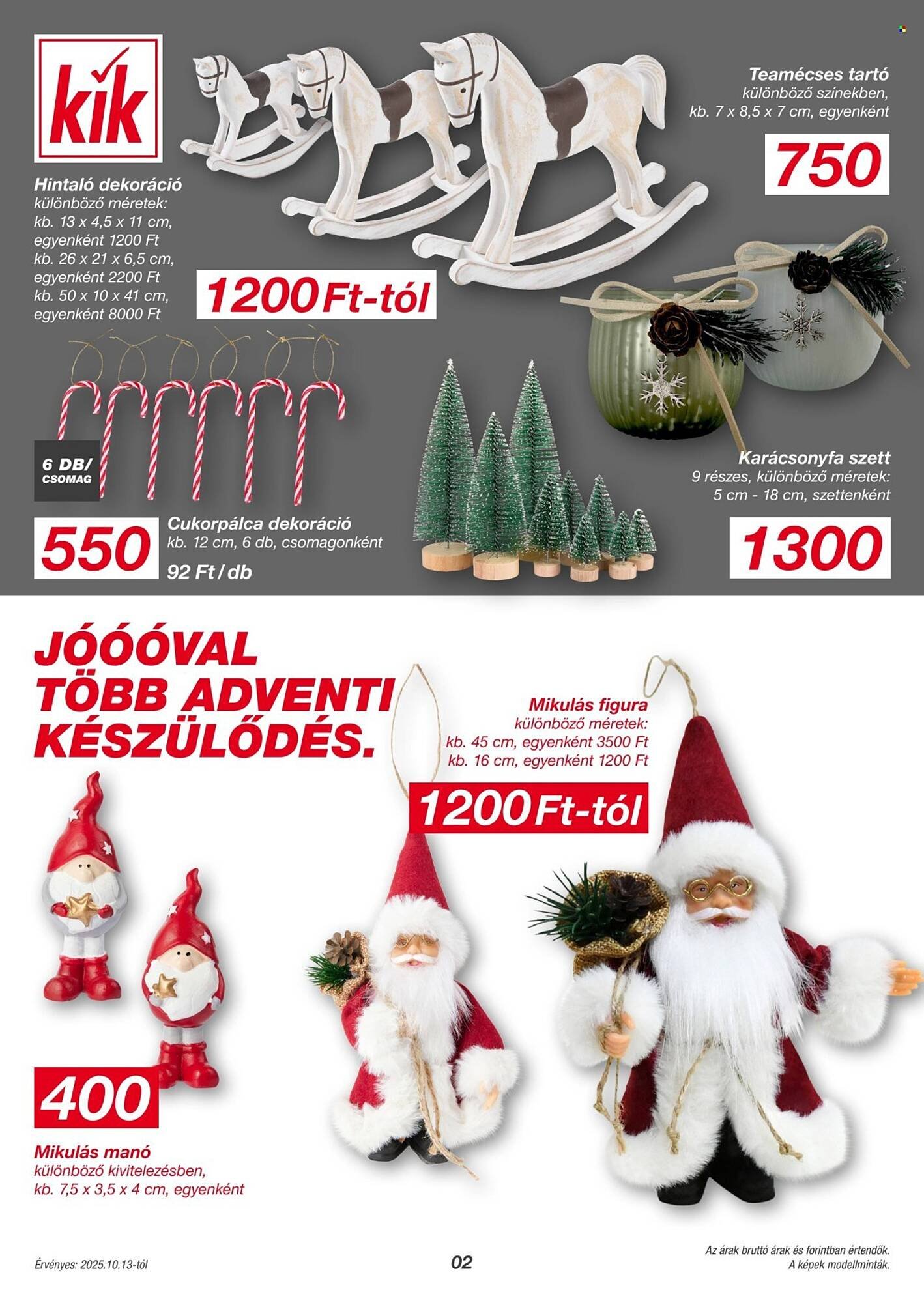 Kik akciós újság (2025-10-09 - 2025-10-17)