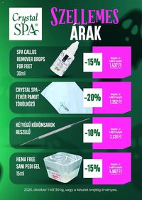 Crystal Nails akciós újság (2025-10-01 - 2025-10-30)