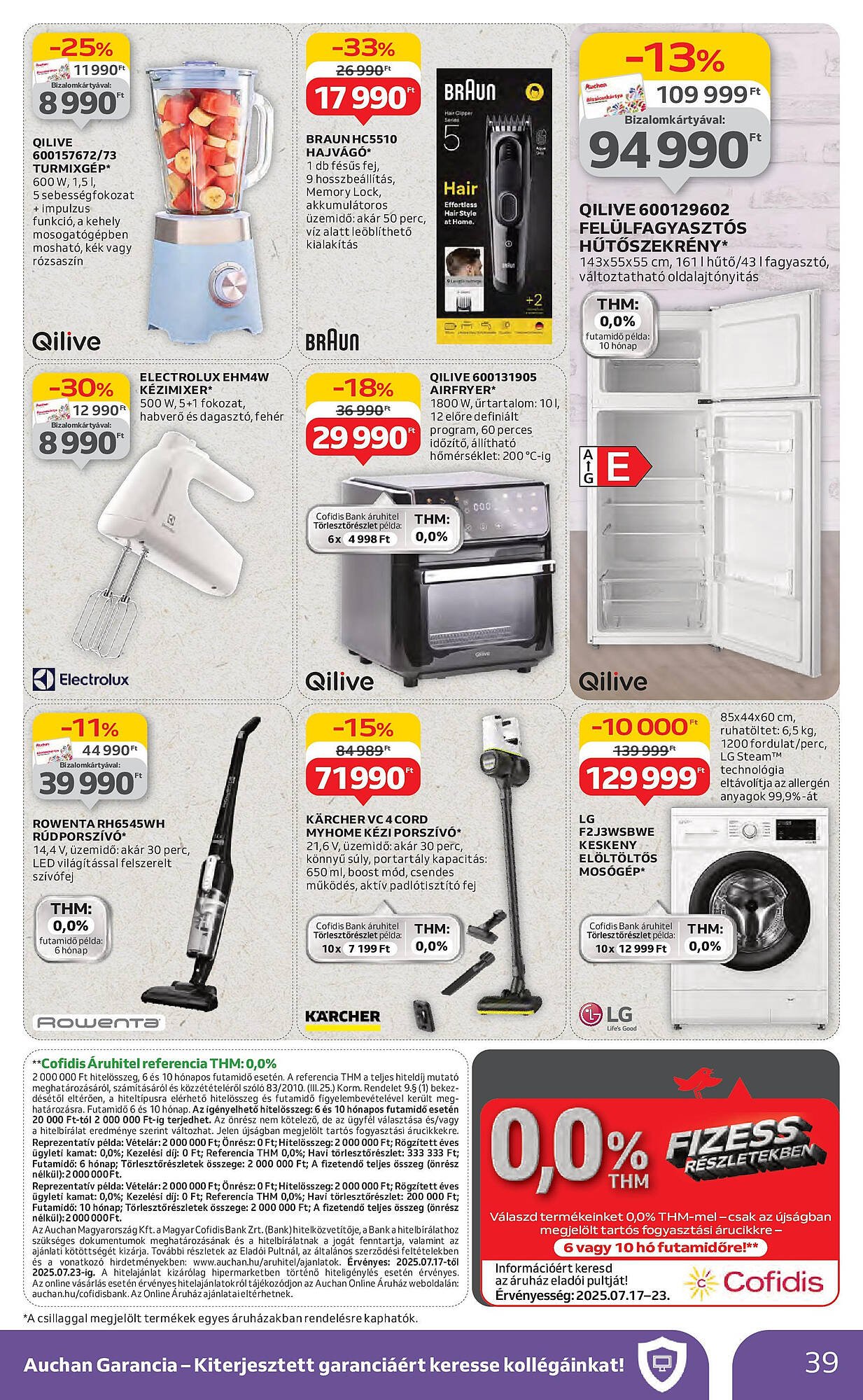 Auchan akciós újság (2025-07-17 - 2025-07-23)