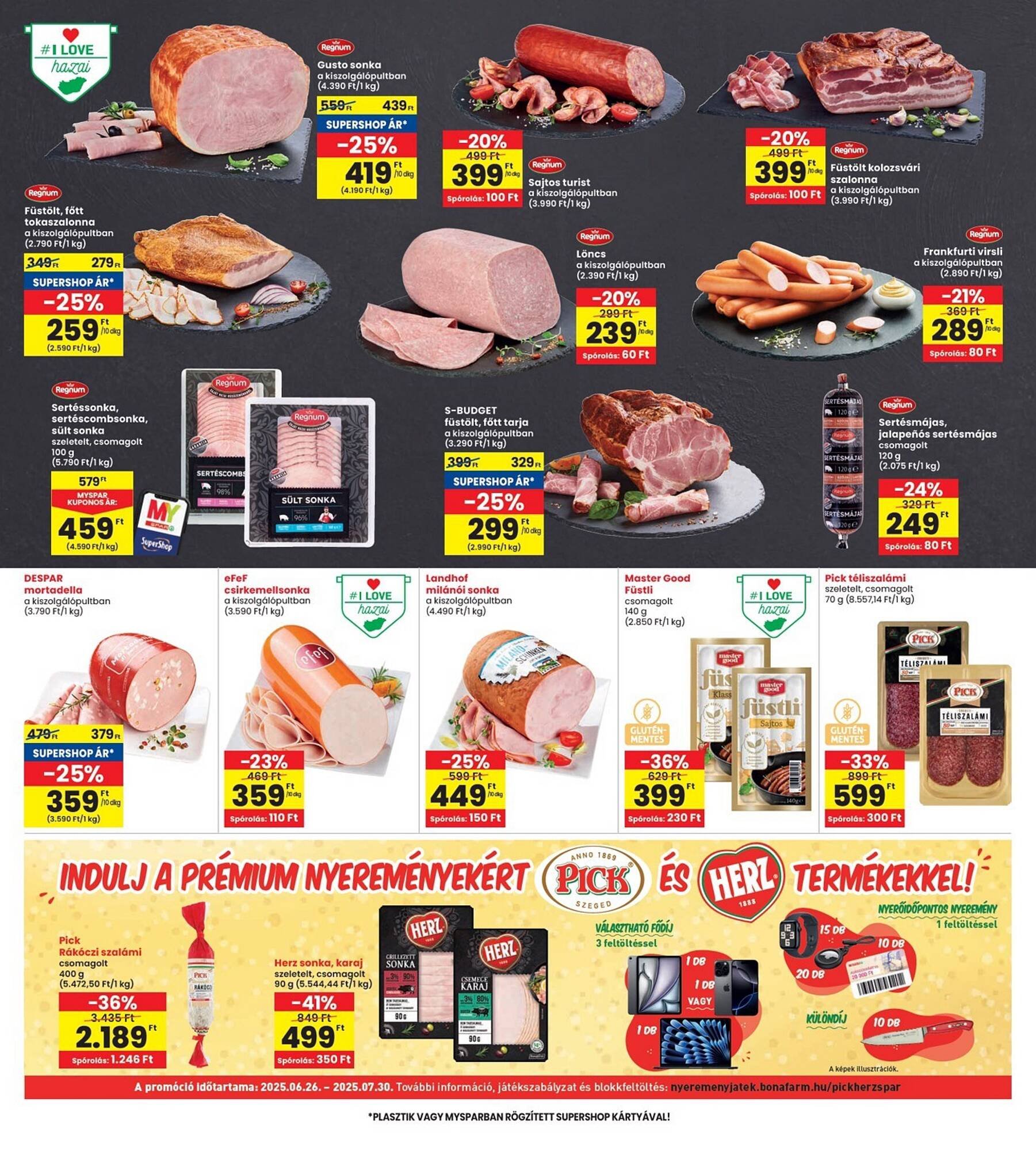 Interspar akciós újság (2025-07-24 - 2025-07-30)