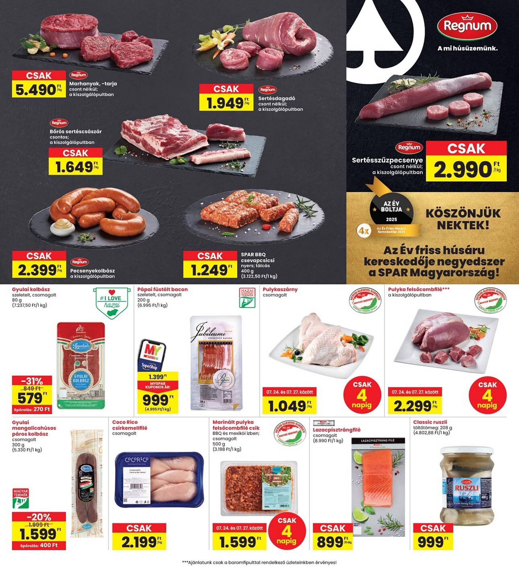 Interspar akciós újság (2025-07-24 - 2025-07-30)