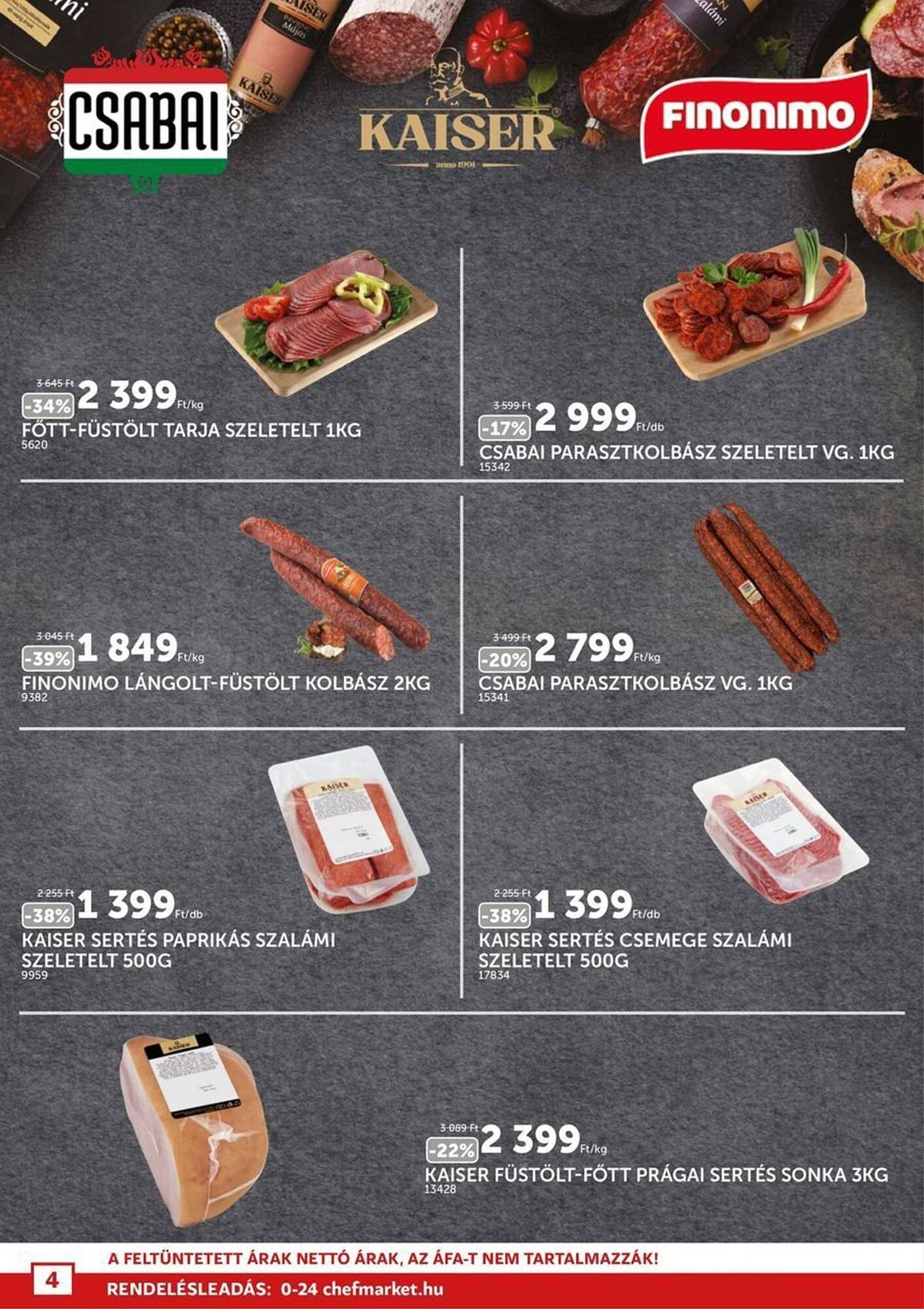 Chef Market akciós újság (2026-04-01 - 2026-04-30)