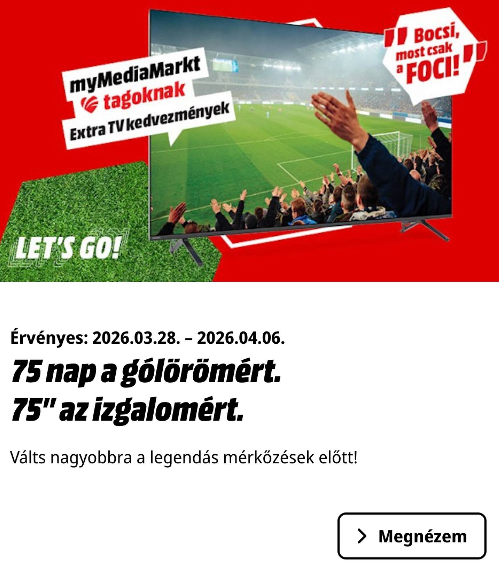 MediaMarkt akciós újság (2026-04-01 - 2026-04-14)