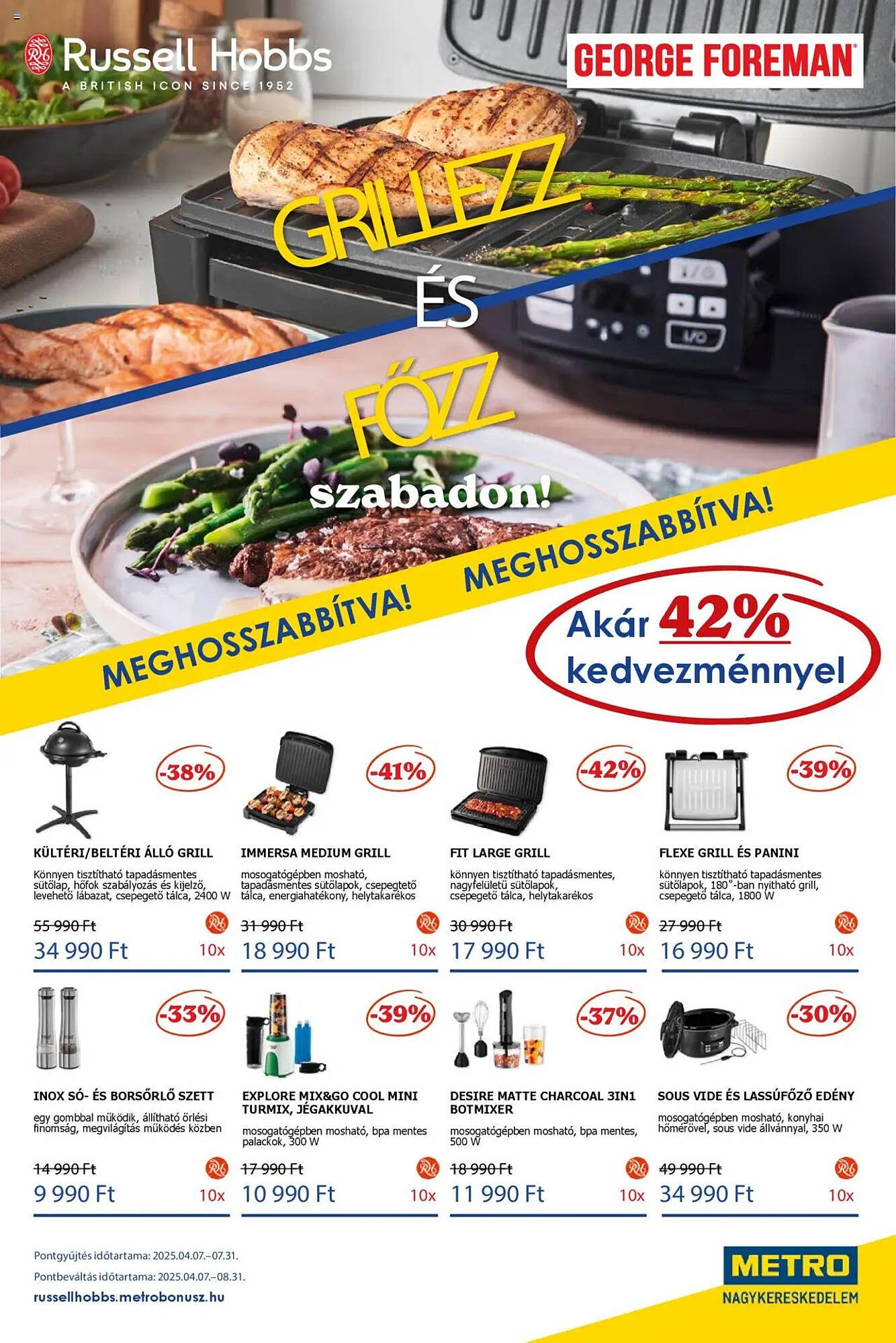 Metro akciós újság (2025-08-01 - 2025-08-31)