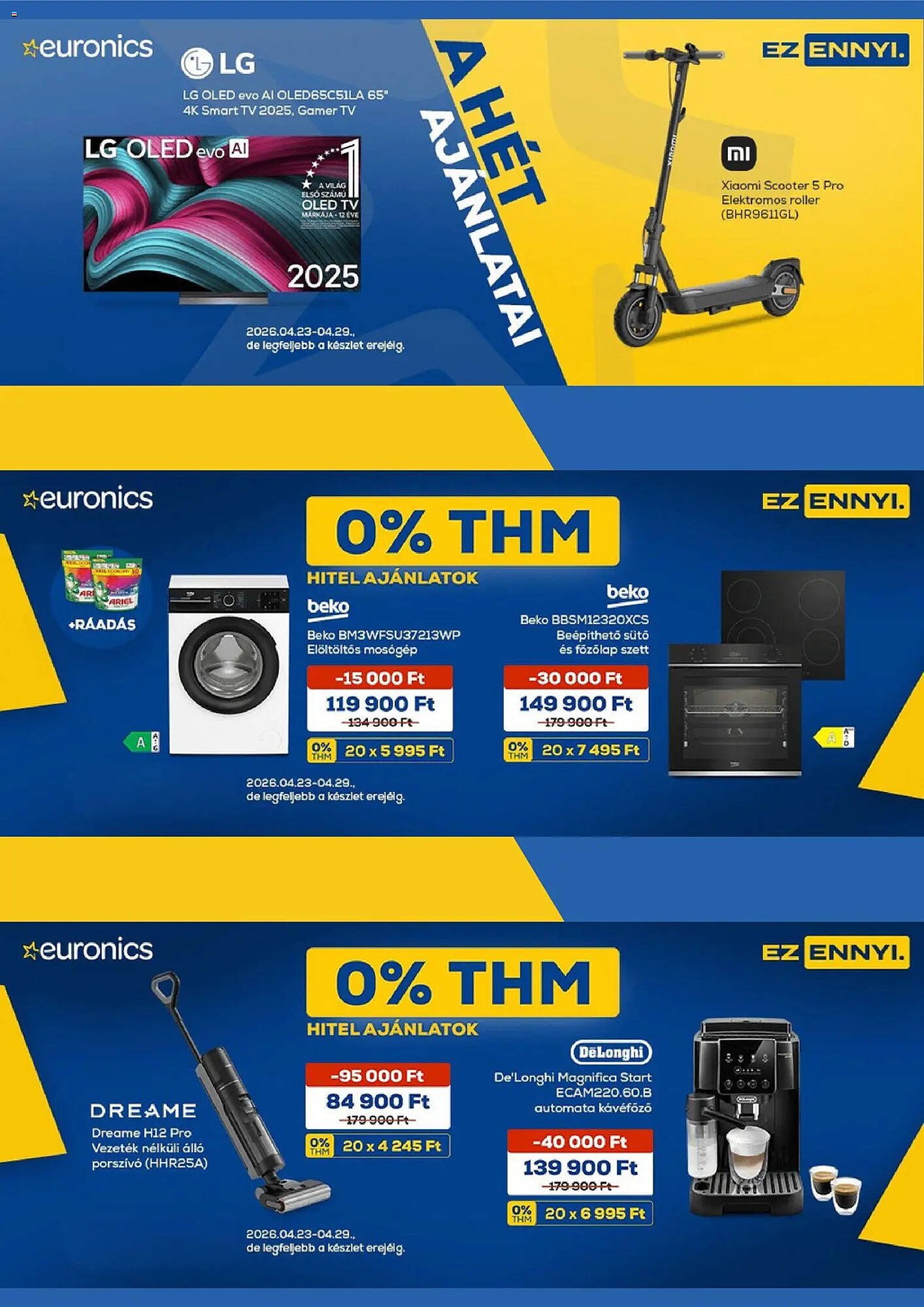 Euronics akciós újság (2026-04-23 - 2026-04-29)