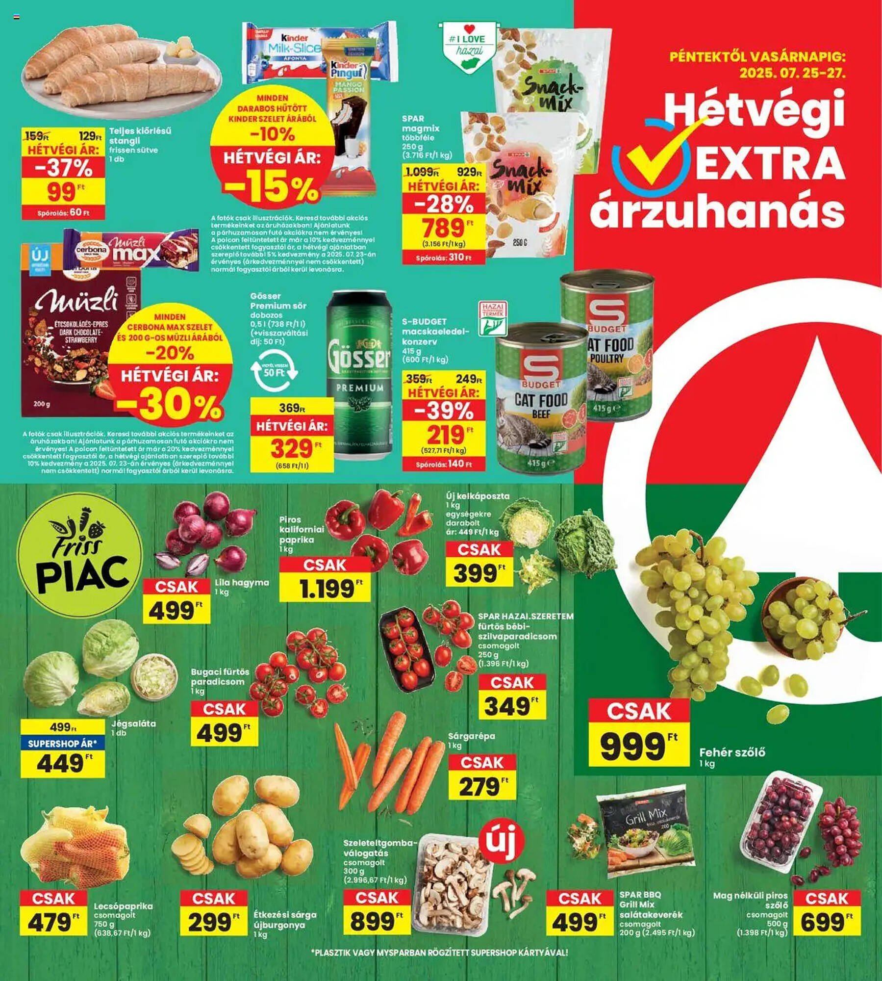 Interspar akciós újság (2025-07-24 - 2025-07-30)